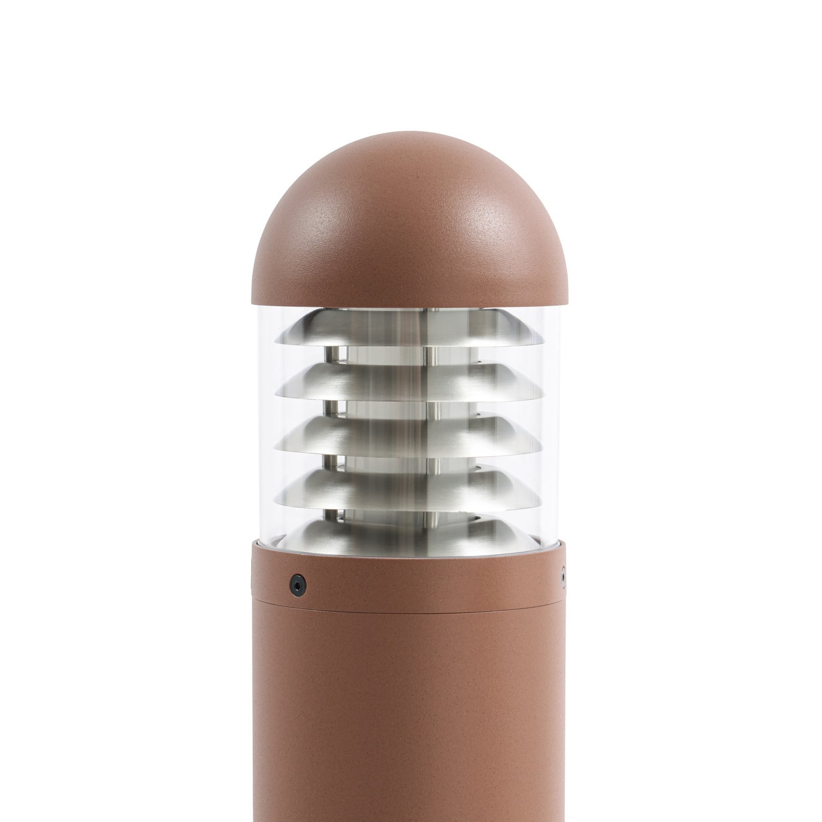 Skagena LED osvětlení cesty, výška 90 cm, IP54, hliník, hnědá - Lucande