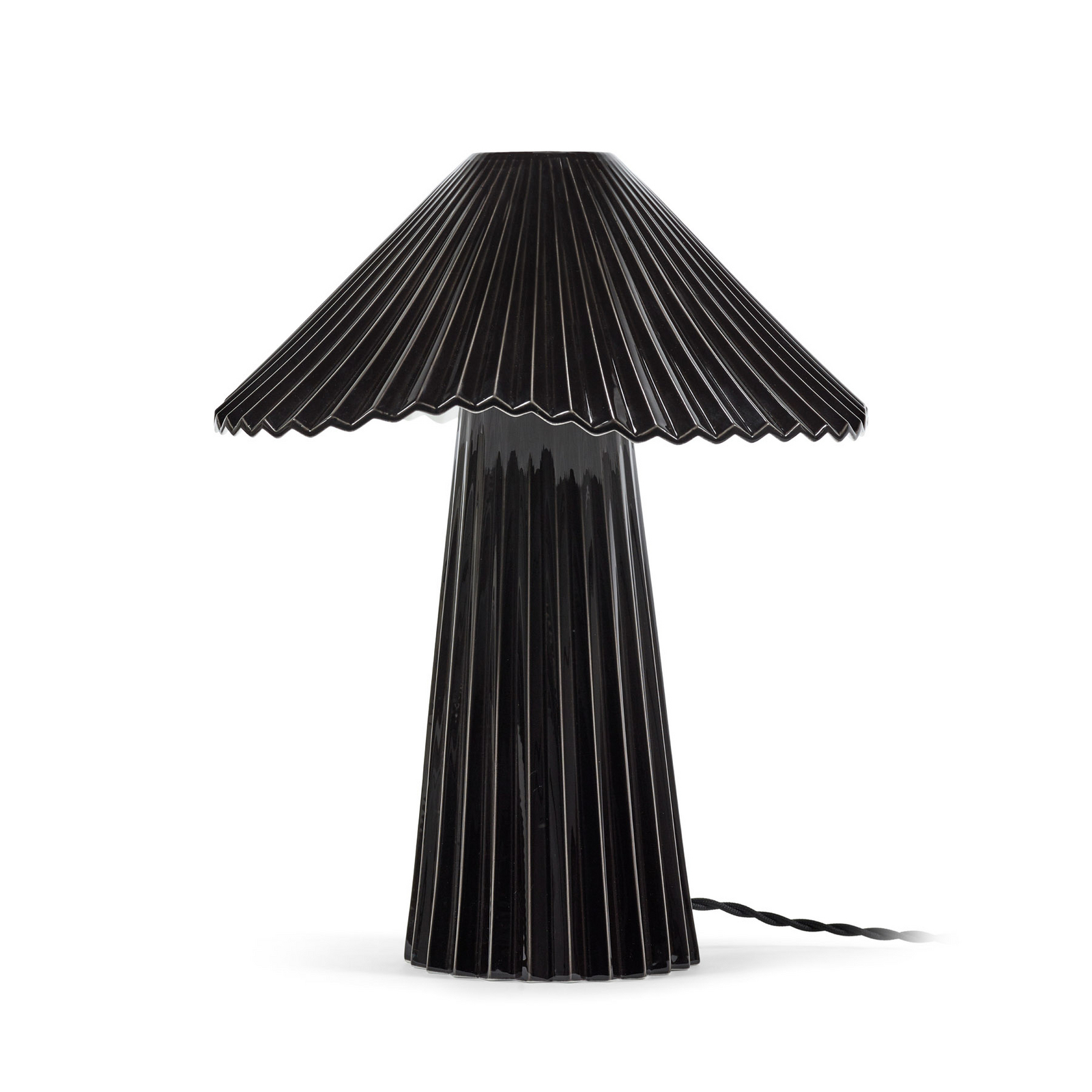 S BLACK/WHITE UALA asztali világítás, porcelán, magasság 34 cm, E14 – Serax