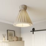 Envostar Lola ceiling light, ecru