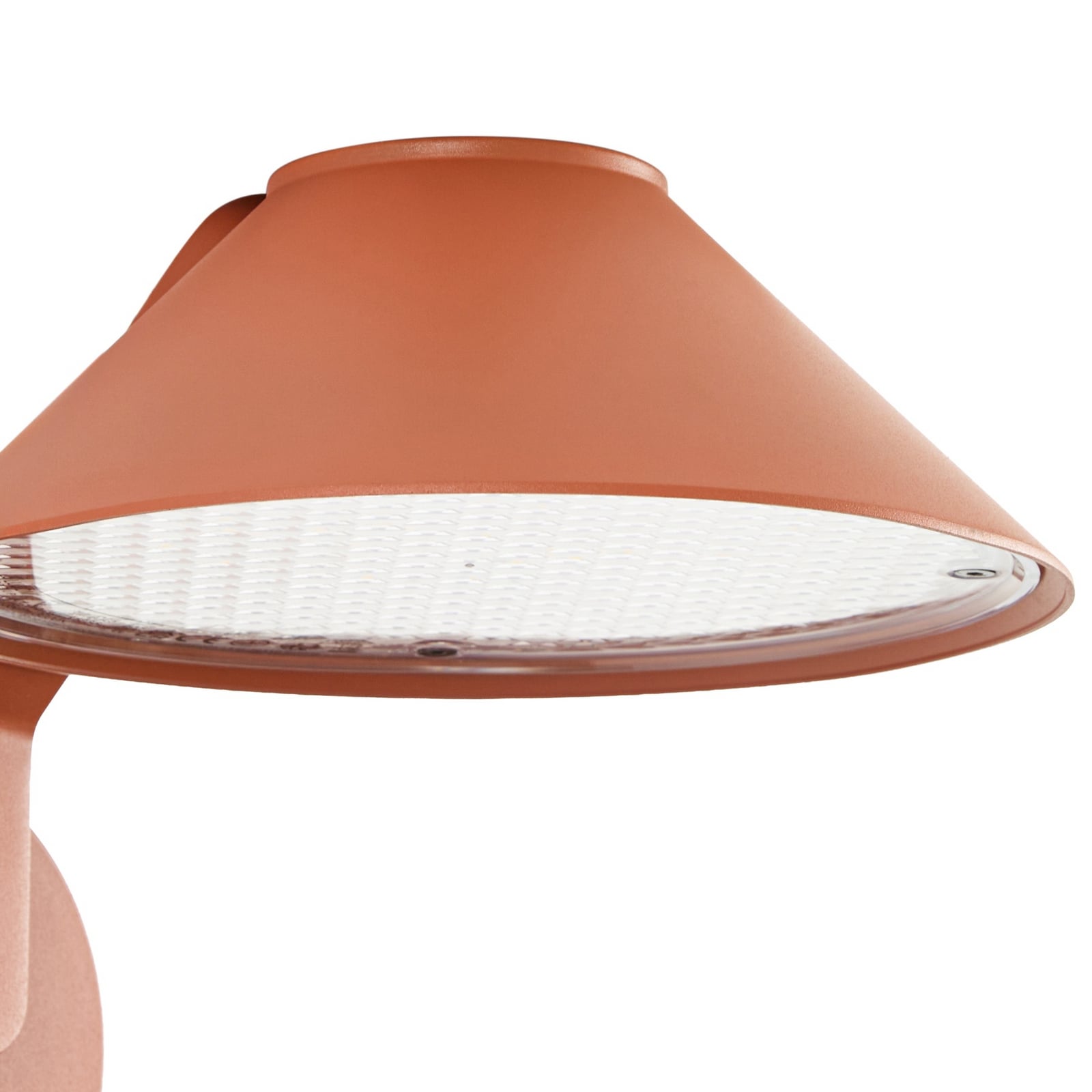 Lindby Capelo LED-ulkoseinälamppu, sävytetty, halkaisija 20 cm, IP65