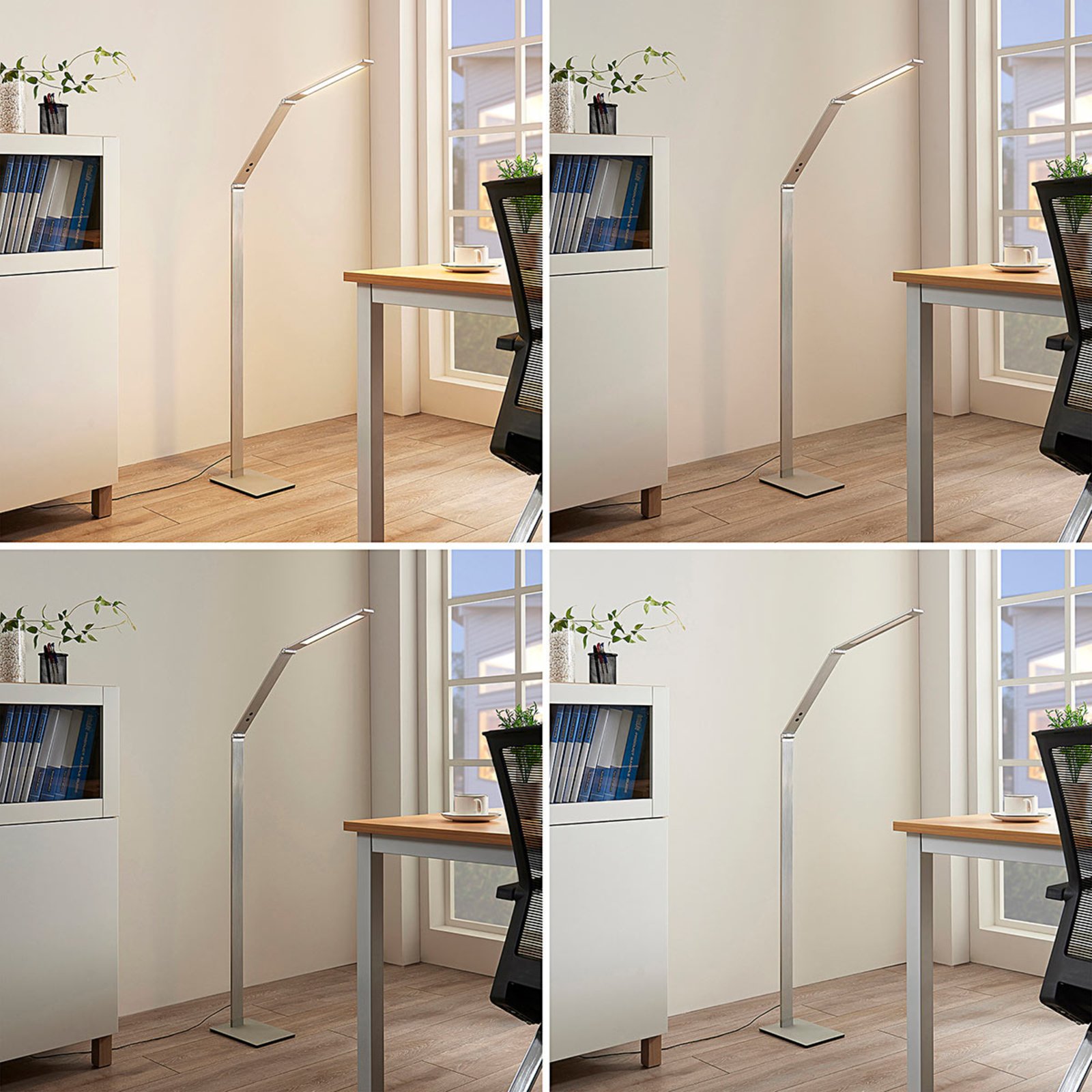 Nicano Vloerlamp Alu - Lucande