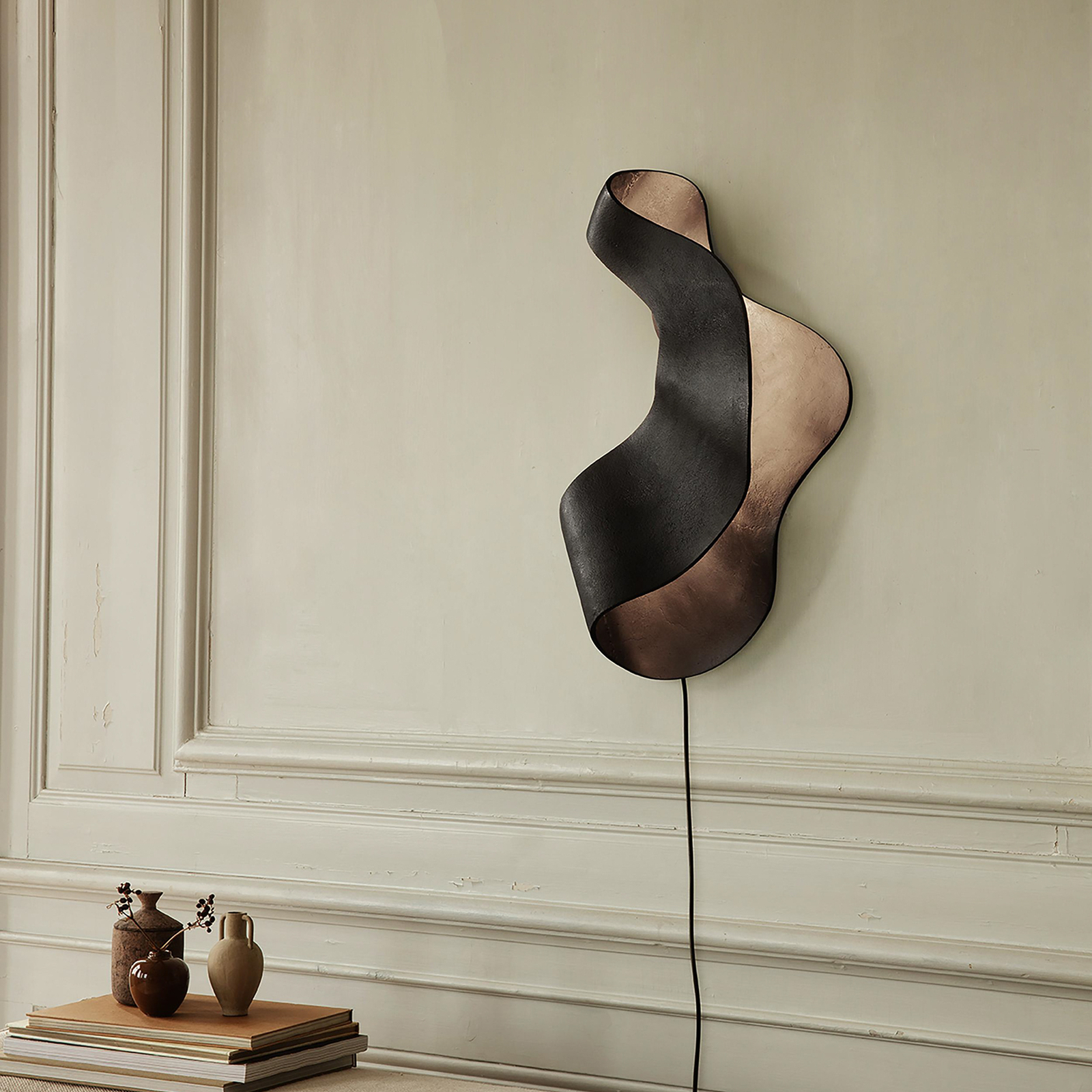 Oyster Applique Murale Black - Ferm Living