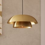 Lampada a sospensione Cenciara ottone spazzolato