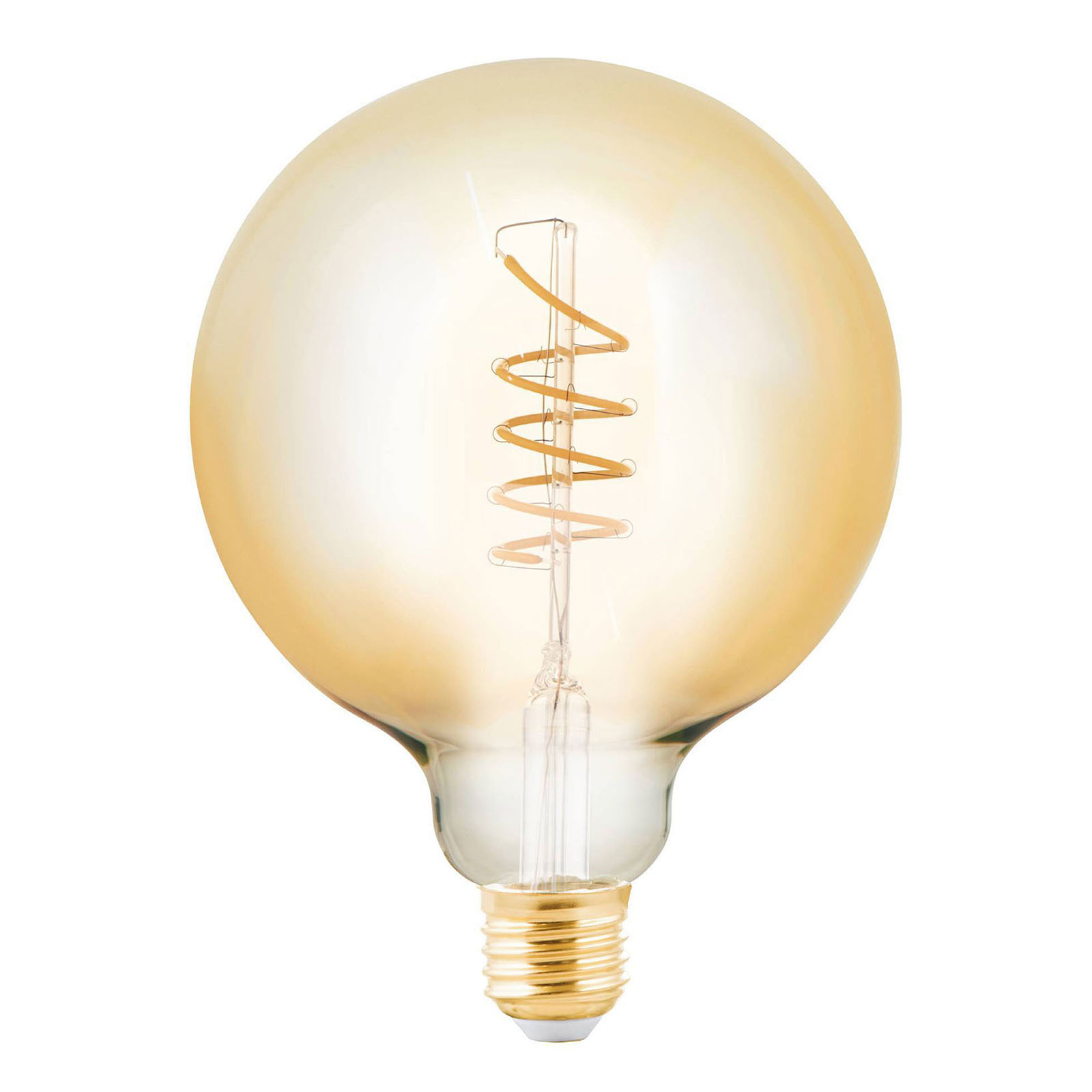 LED-Globelampe E27 4W amber Ø 12,5 cm