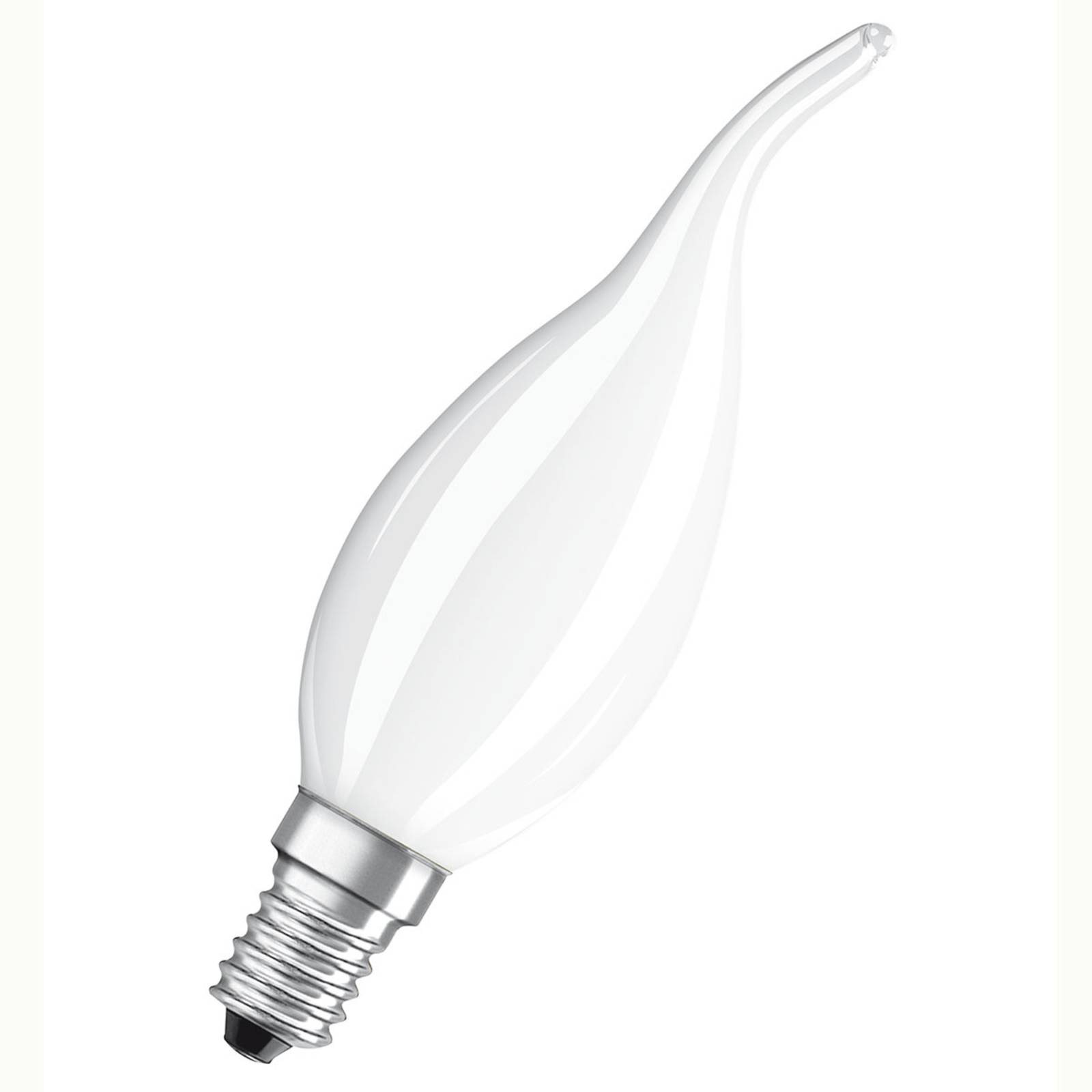 Photos - Light Bulb Osram flame tip LED bulb E14 4W 827 dimmable matt 