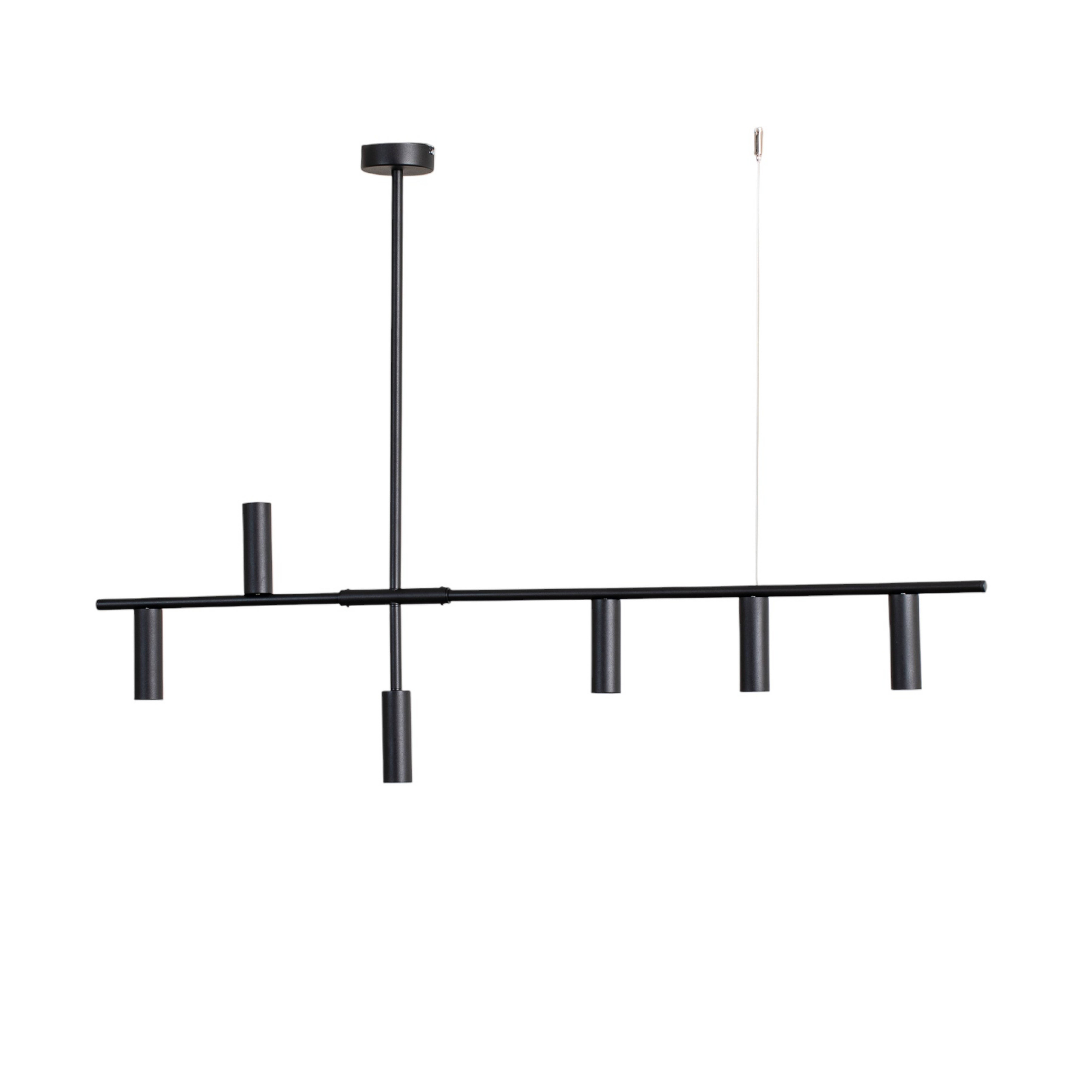 Trevo 6 hanglamp, metaal, zwart, GU10 - ALDEX