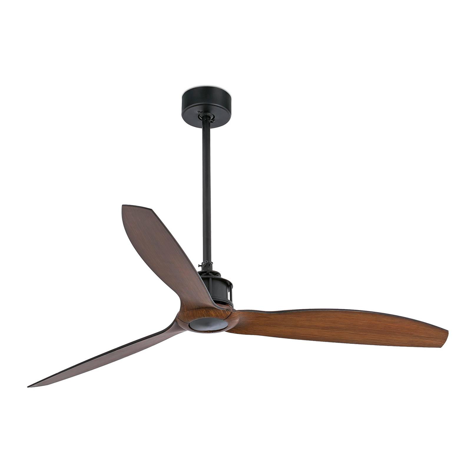 Ventilateur Just Fan option Wifi noir noyer