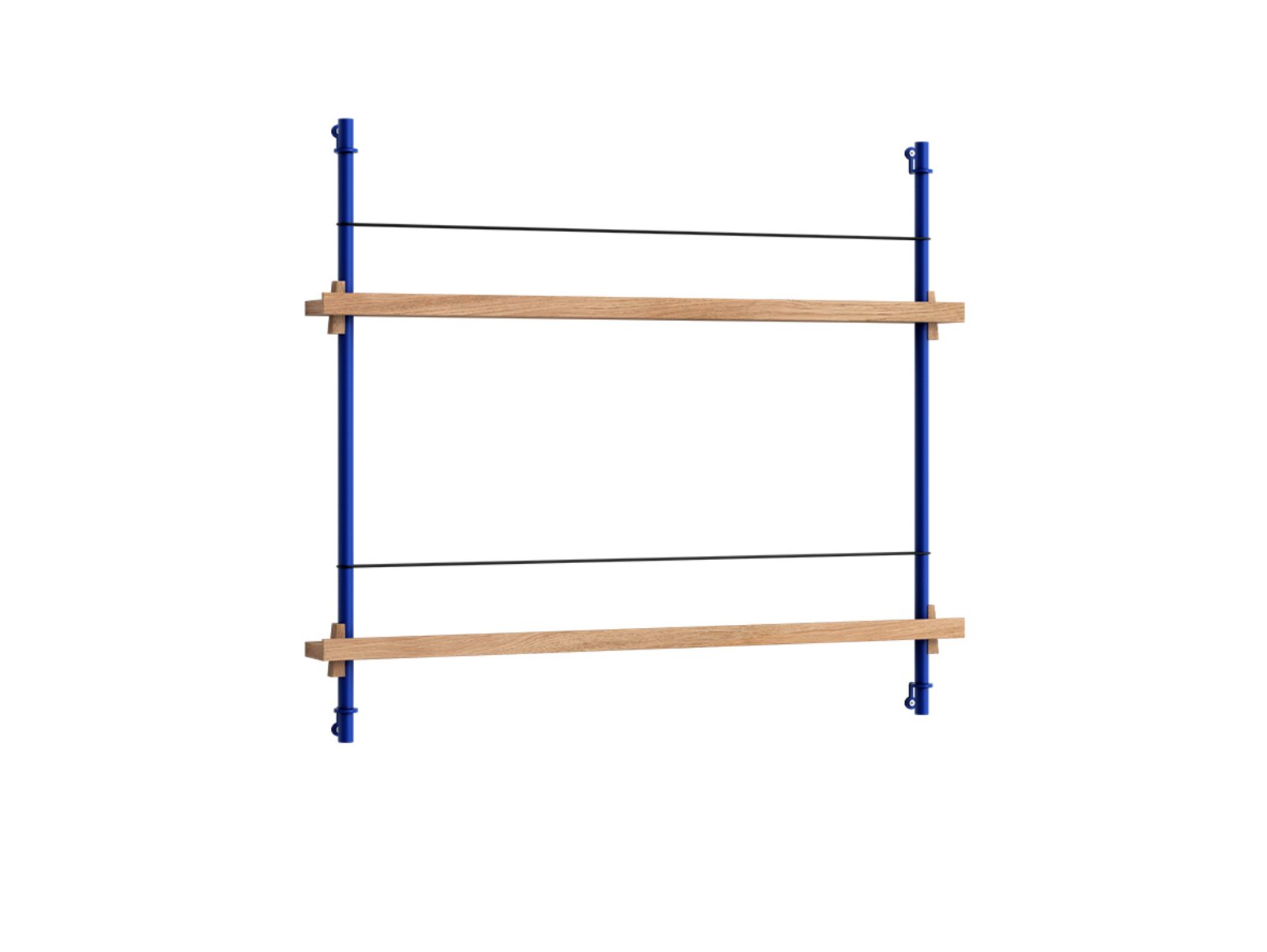 Magazine Shelving Oak/Deep Blue - Moebe