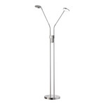 Lunia LED floor lamp, two-bulb, CCT, dimmable