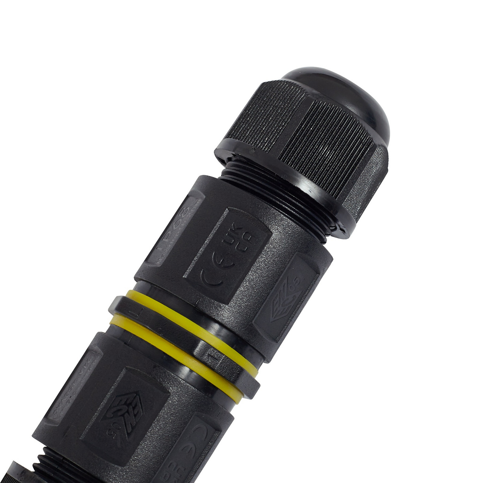 Prios Preto Conector De Cabo, À Prova De Água, Ip68, Comprimento 98 Cm,