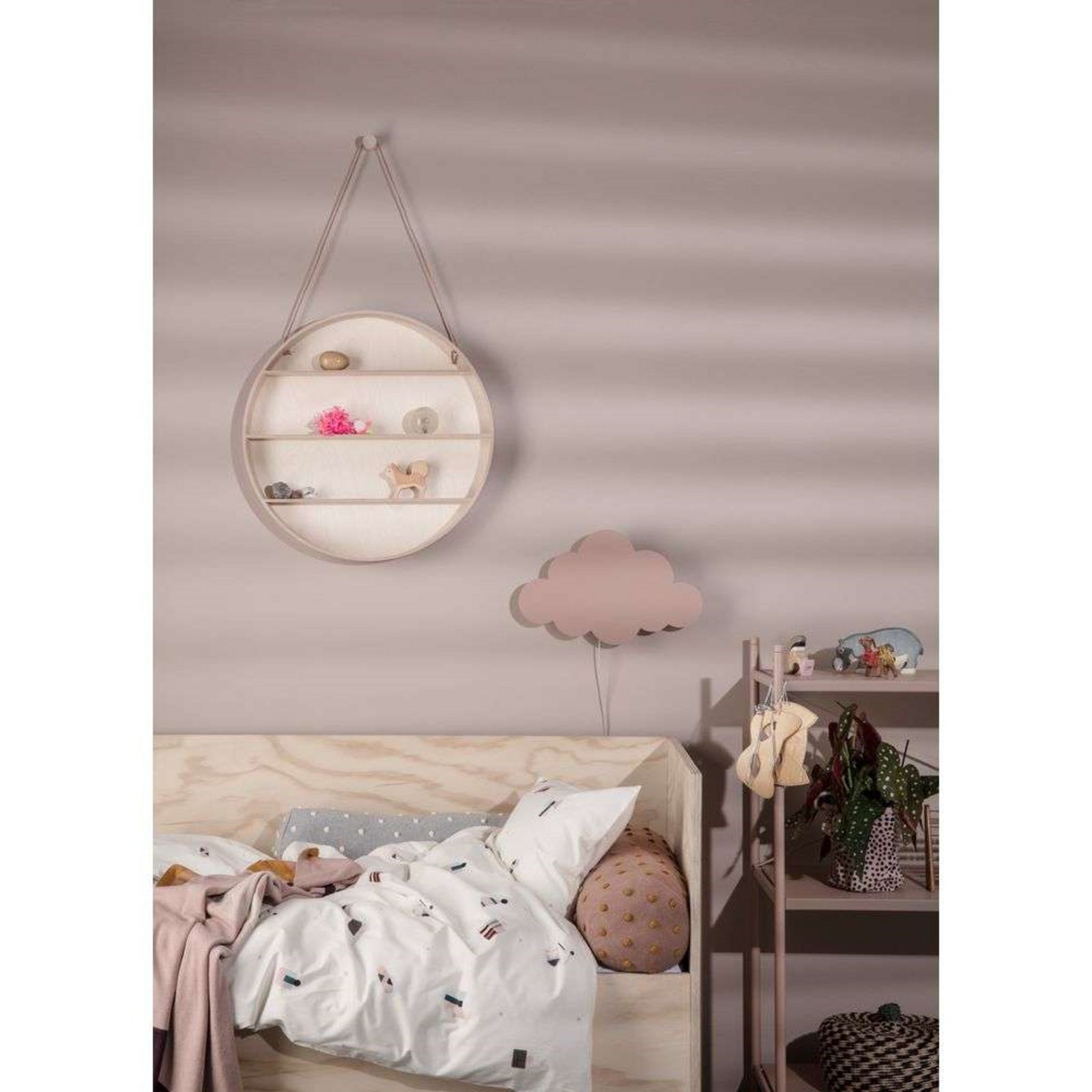 Cloud Aplique de Pared Roble Ahumado - Ferm Living