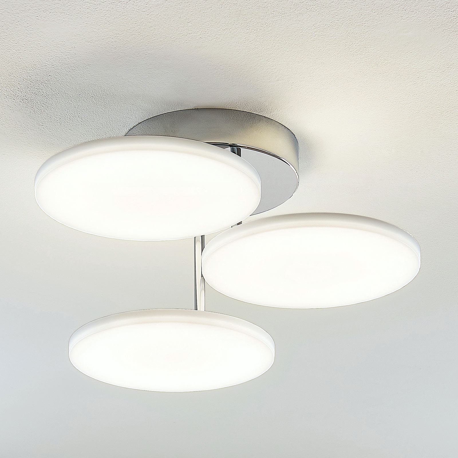 LED Deckenleuchte Sherko, dimmbar, 3 flammig LED Deckenleuchte Sherko, dimmbar, 3 flammig