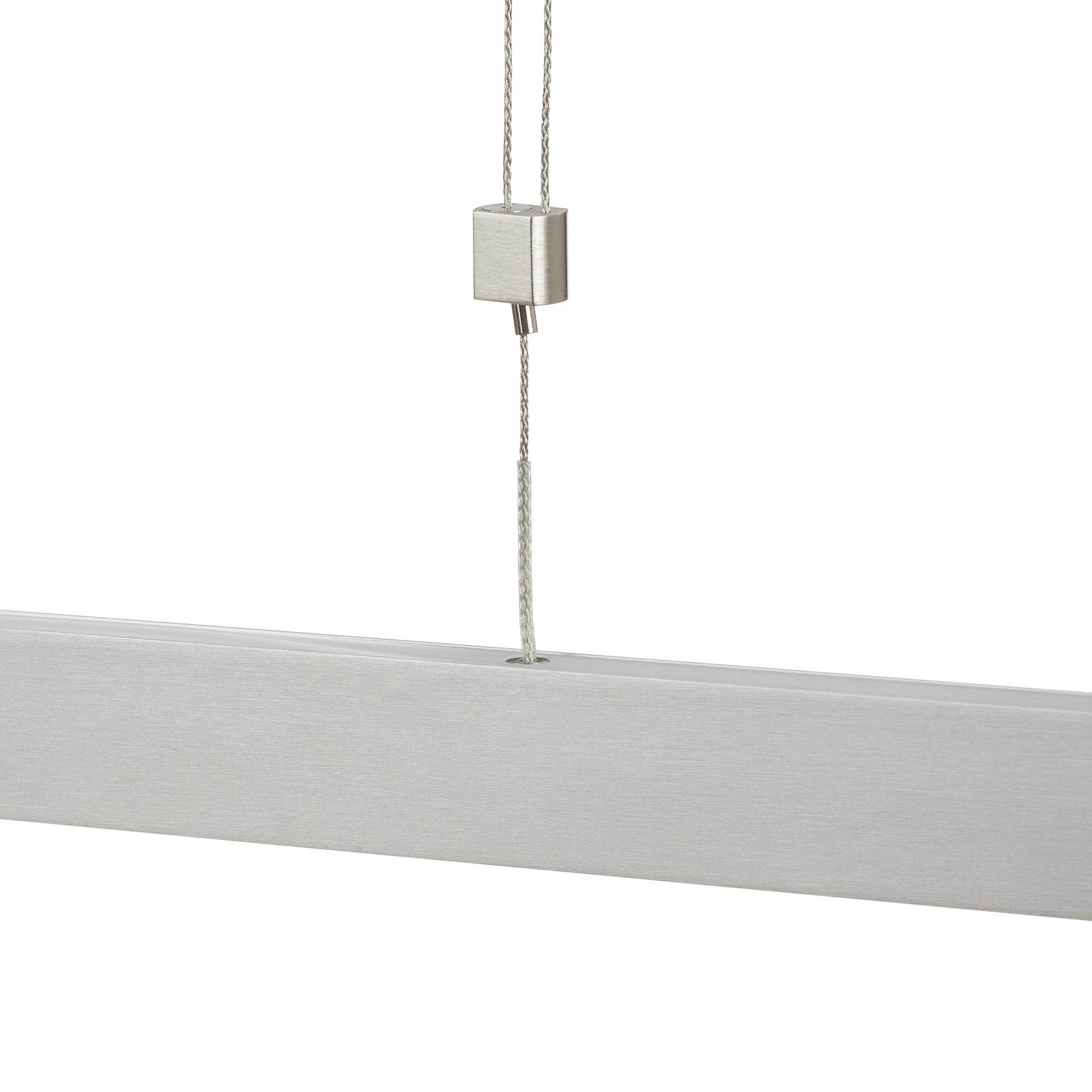 LED hanglamp Linn gebarensensor nikkel mat 95 cm