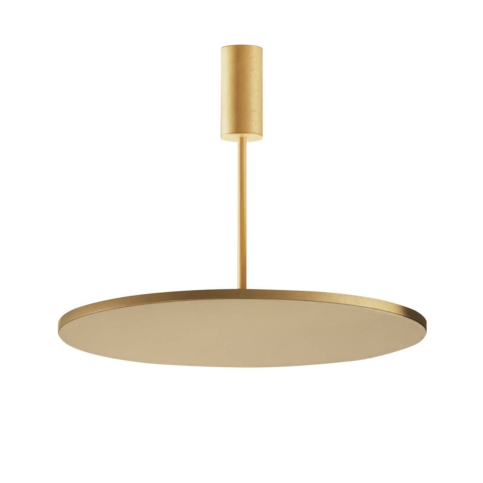OLEV LED-Deckenlampe FLUENTIS, gold, Ø 54 cm, Metall 2.700 K günstig online kaufen