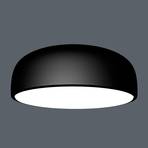 FLOS Smithfield C LED ceiling light, matt black
