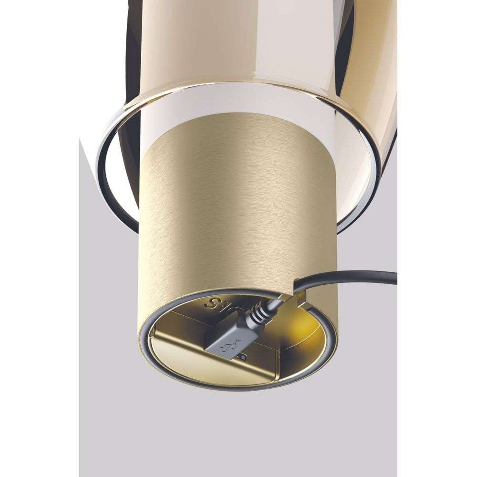 Easy Peasy ToGo Bordslampa Flamingo Pink/Grey/Bronze - Lodes