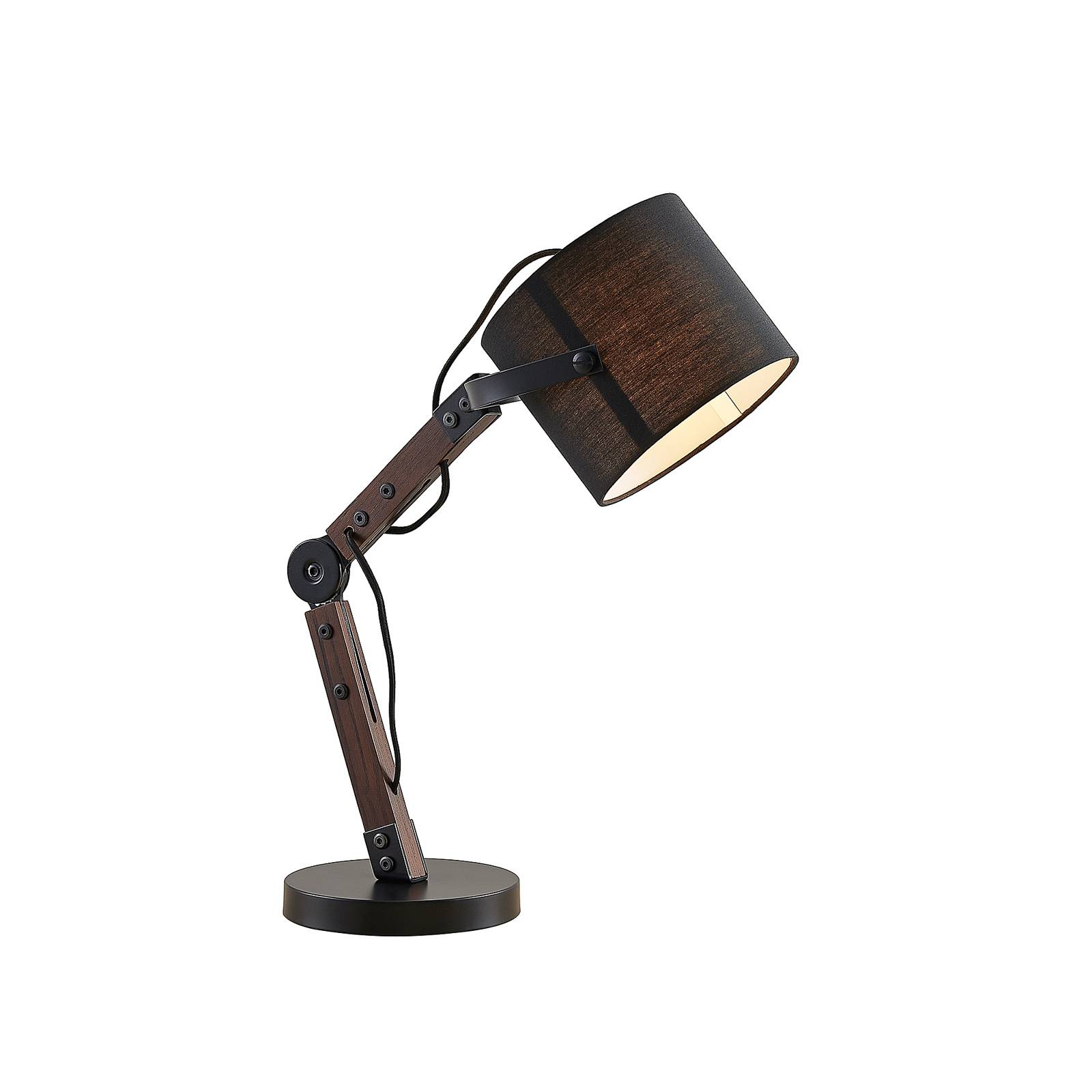 Lindby Alsabet asztali lámpa szövet búrával, E27