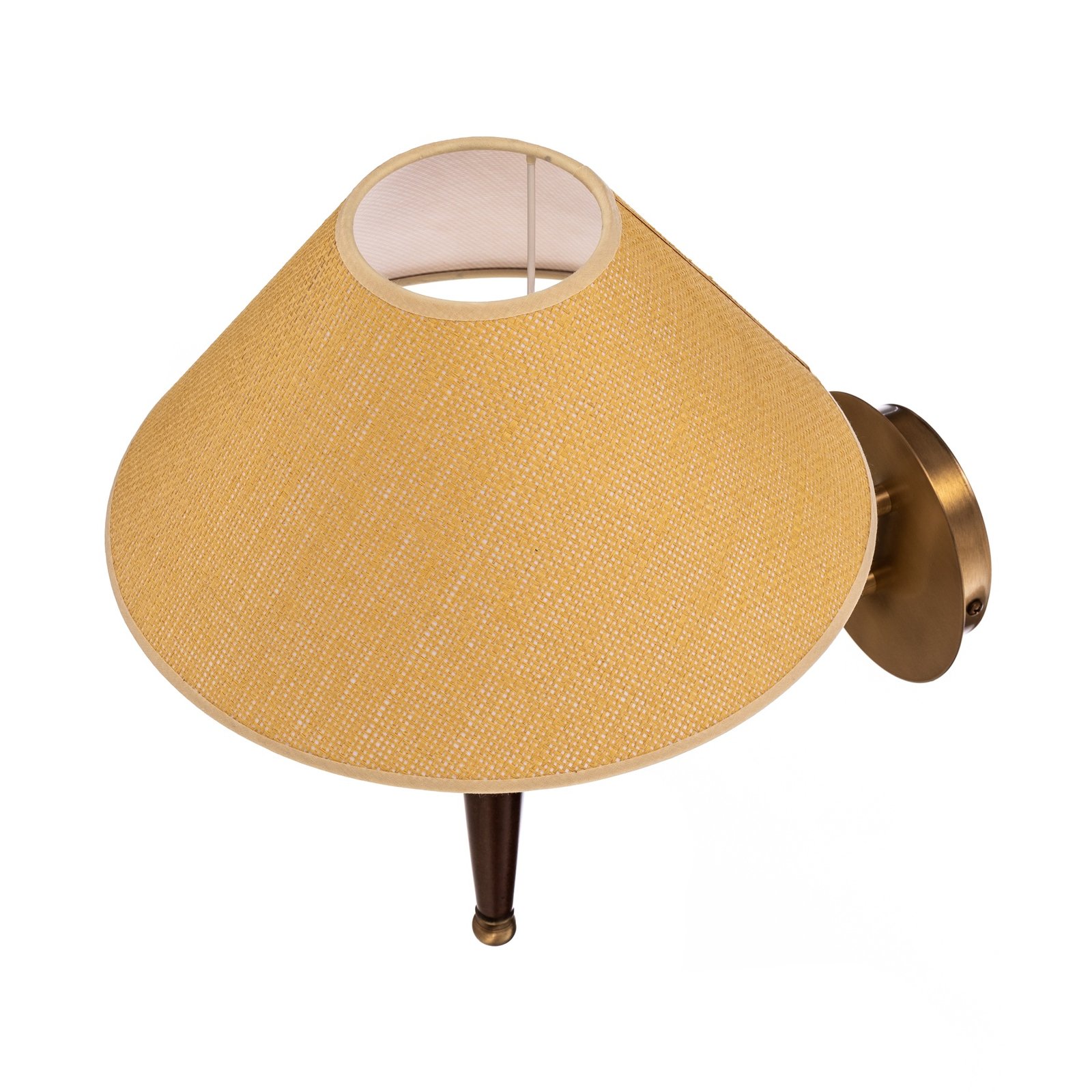 HAP-9009-1E wall light, fabric lampshade