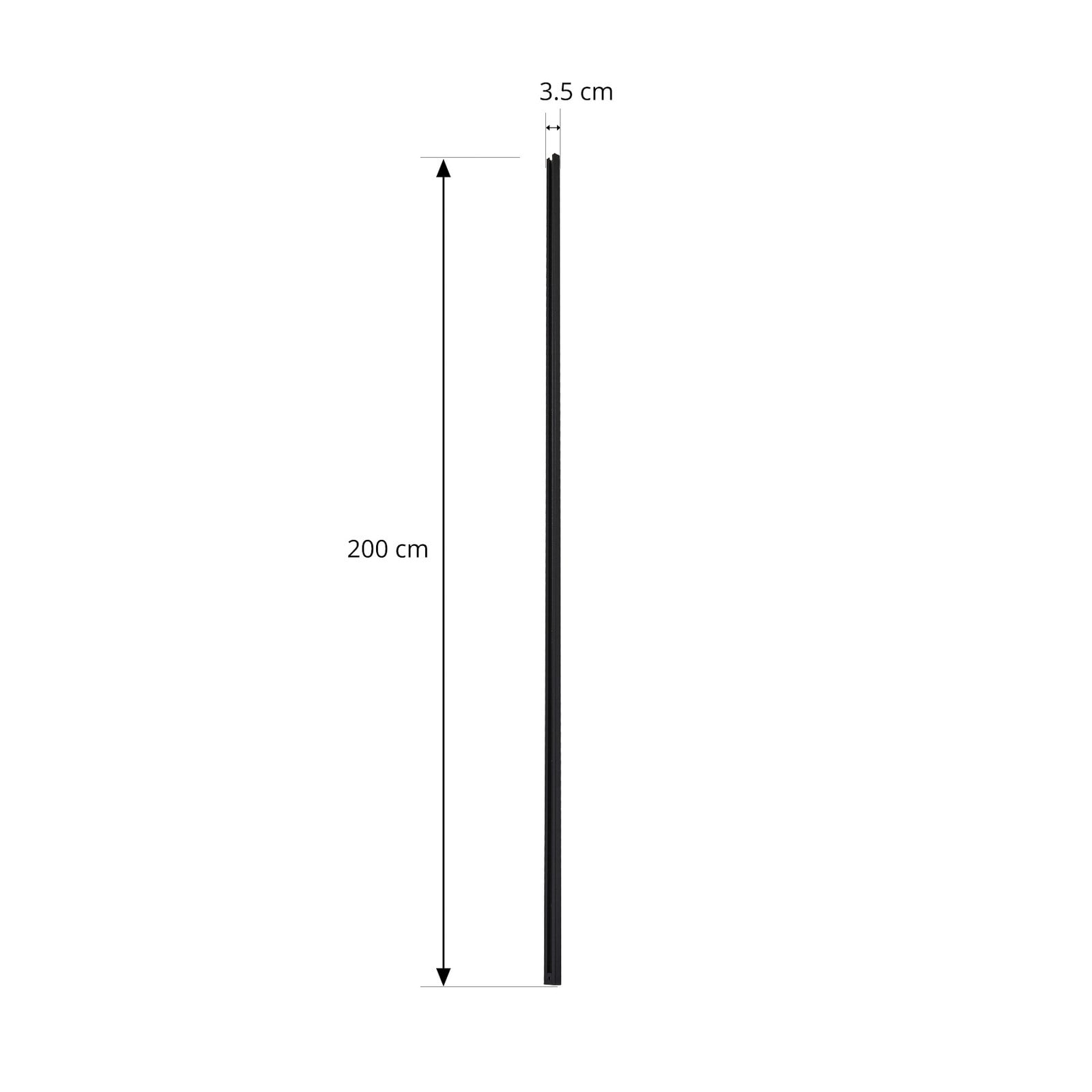 Linaro Strømskinne L200 Sort Lindby - Entré - Moderne - Aluminium