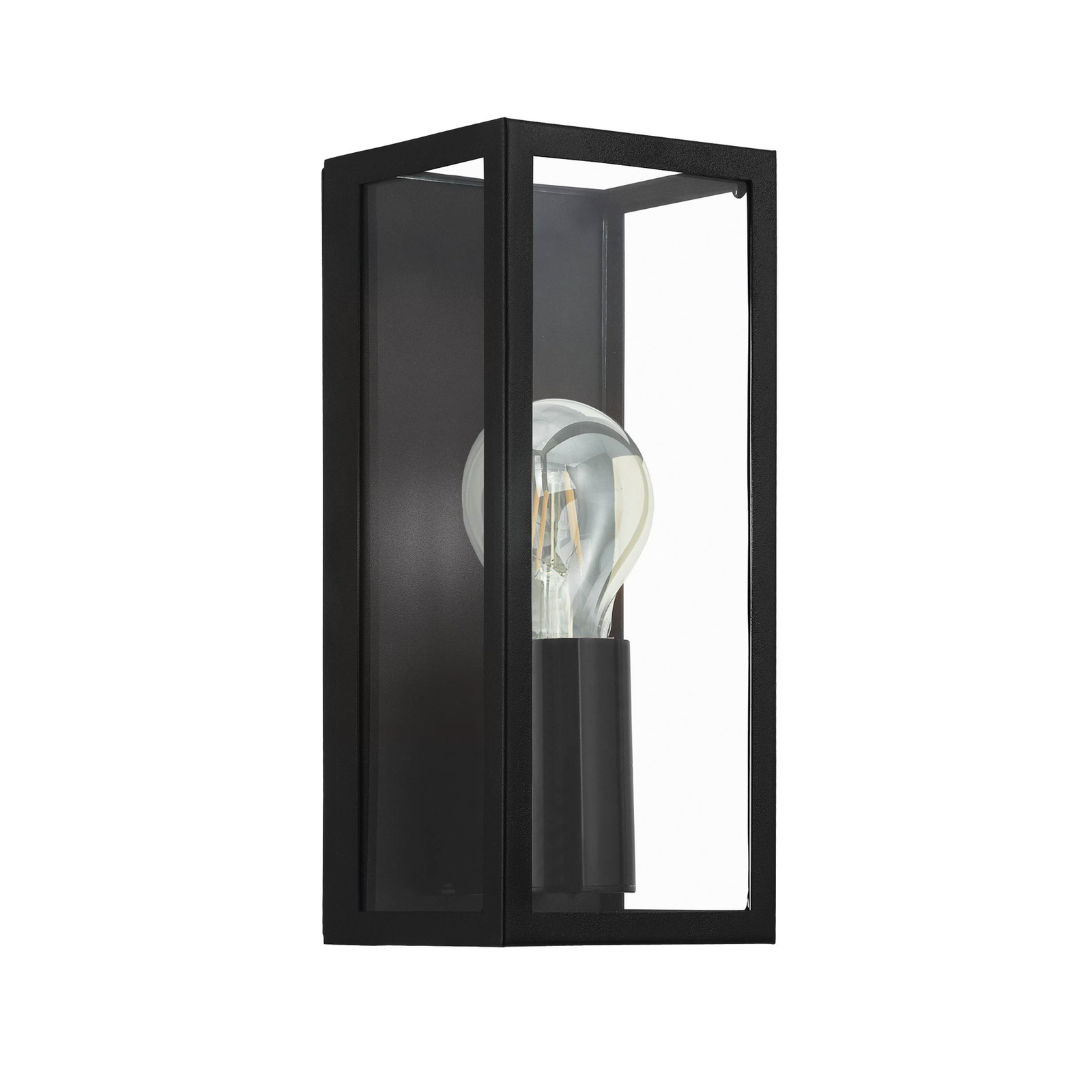 Badkamer wandlamp Amezola, 1-lamp, zwart