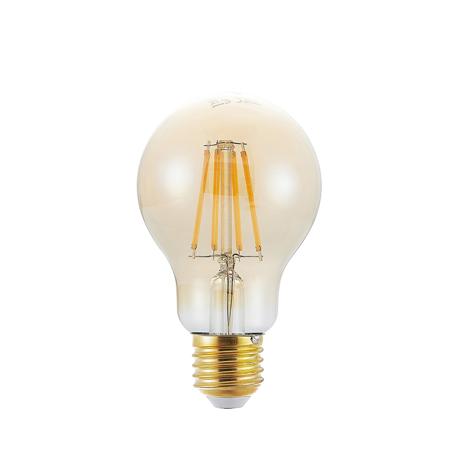 LED bulb E27 A60 6,5 W 2,500 K amber 3-step dimmer