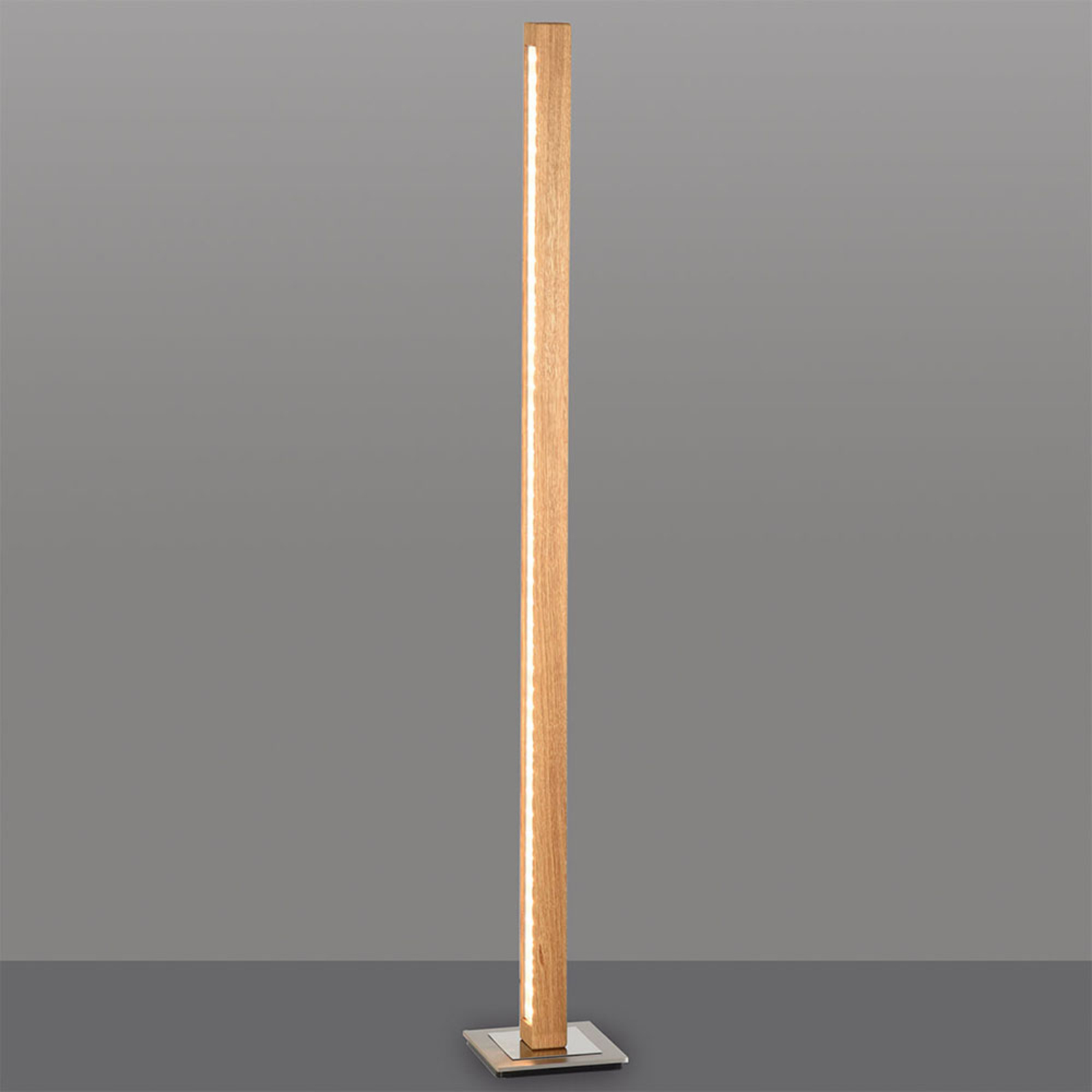 HerzBlut Leonora -LED-lattiavalo 122,5 cm, tammi