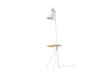 Cone Lampadar w/Masă Clear White /Oak - Warm Nordic