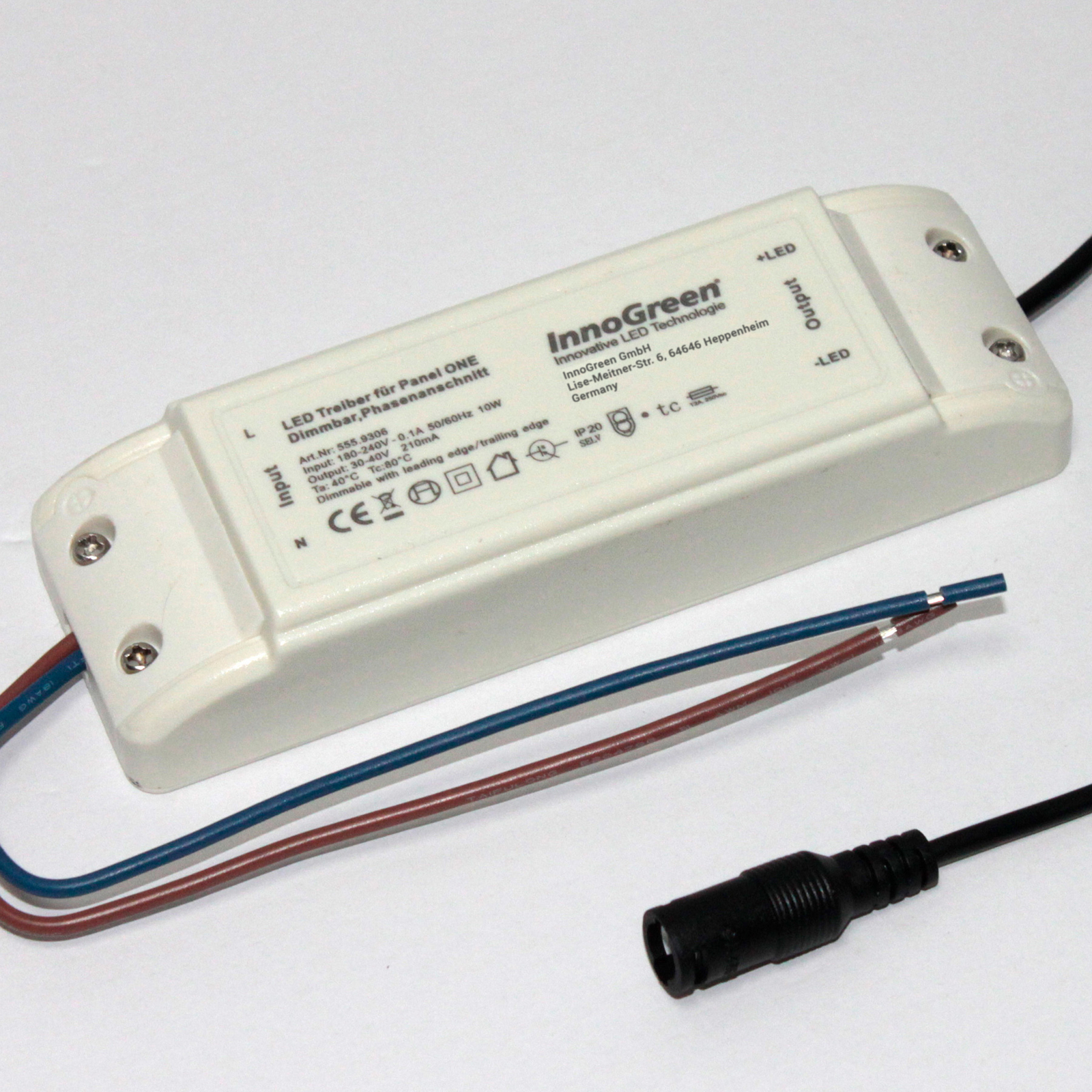 Driver LED InnoGreen 220-240 V(AC/DC) à intensité variable 10W