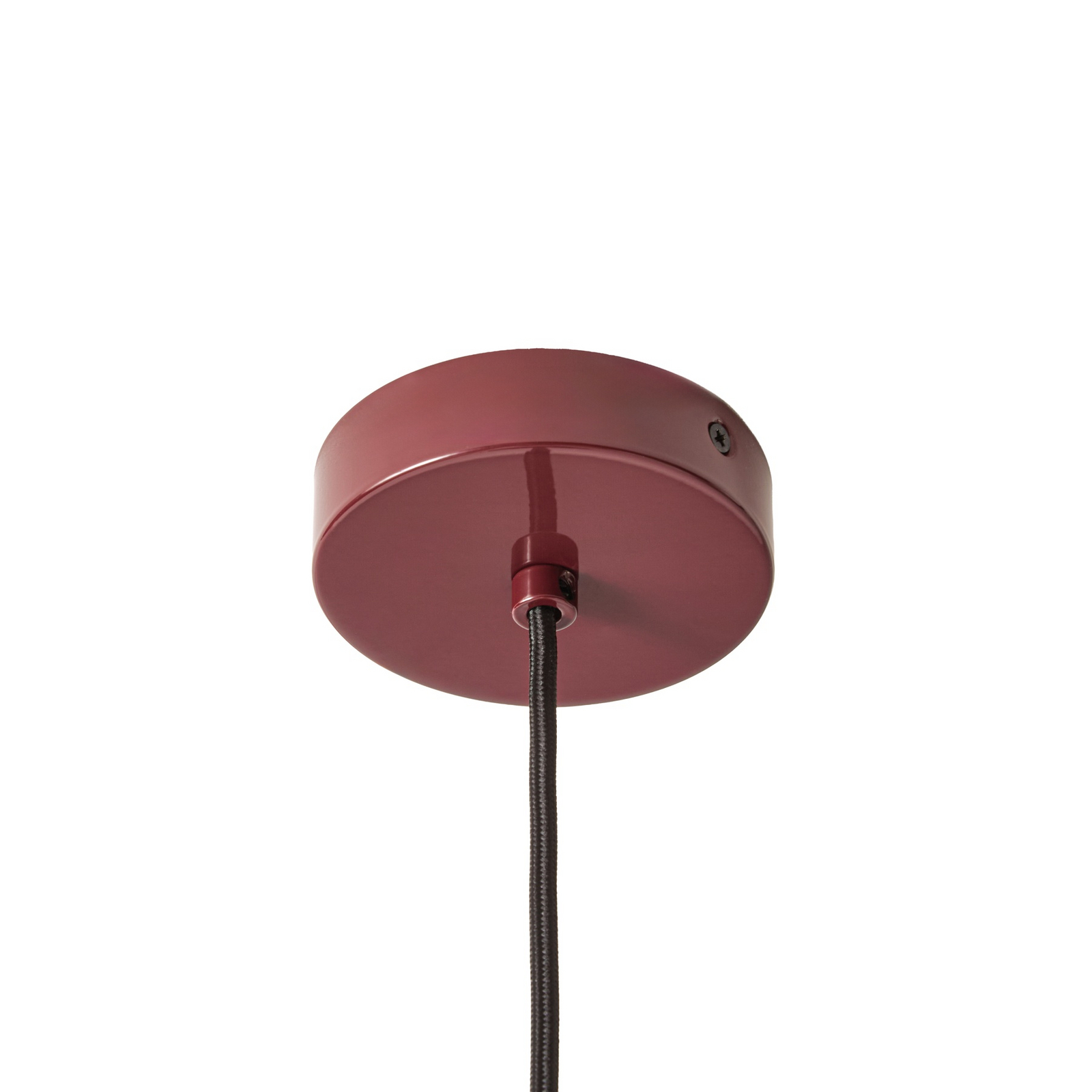 Lampă suspendată Lindby Lilliet, Ø 34 cm, roșu închis, metal, E27 Lampă suspendată Lindby Lilliet, Ø 34 cm, roșu închis, metal, E27