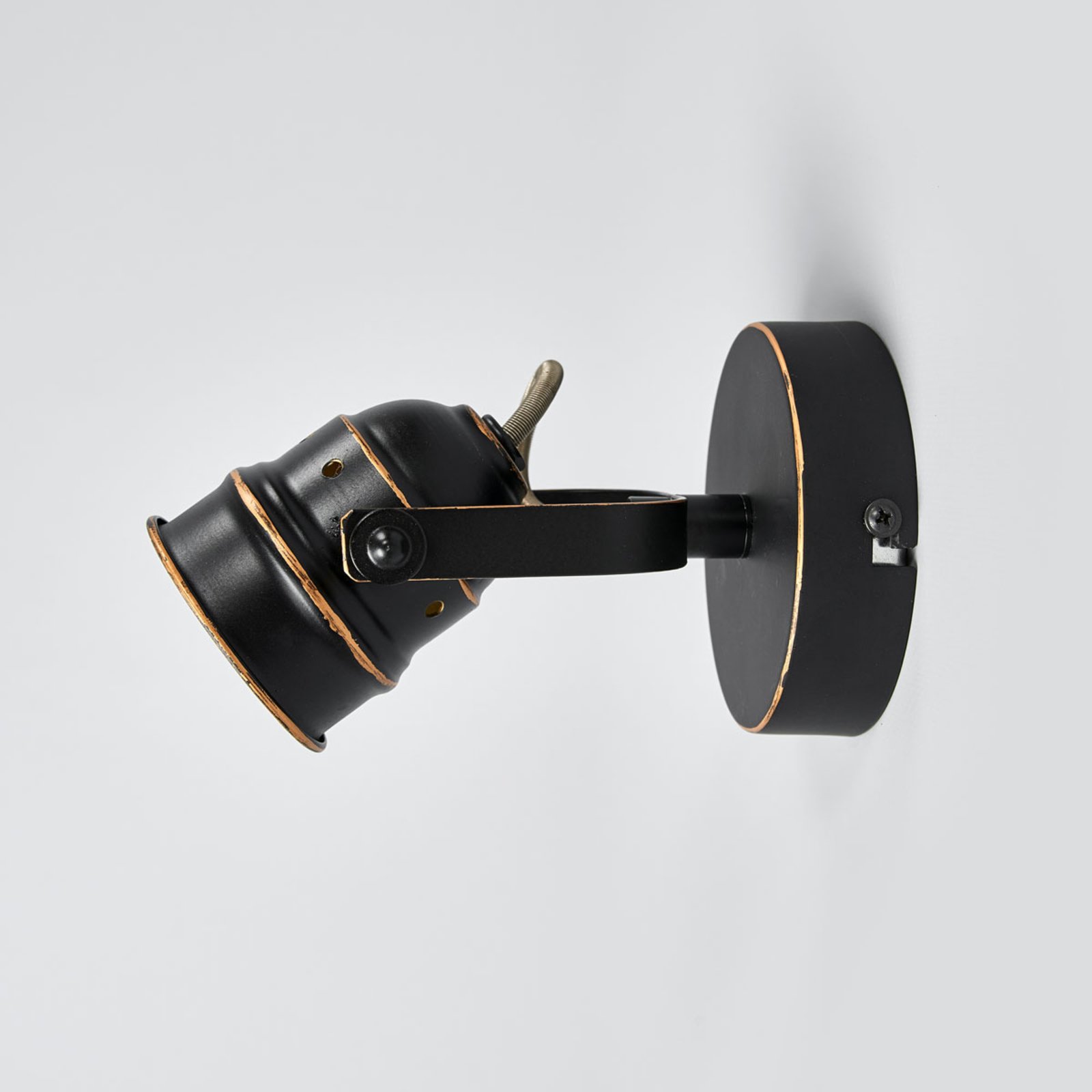 Leonor Aplique de Pared Black/Gold - Lindby