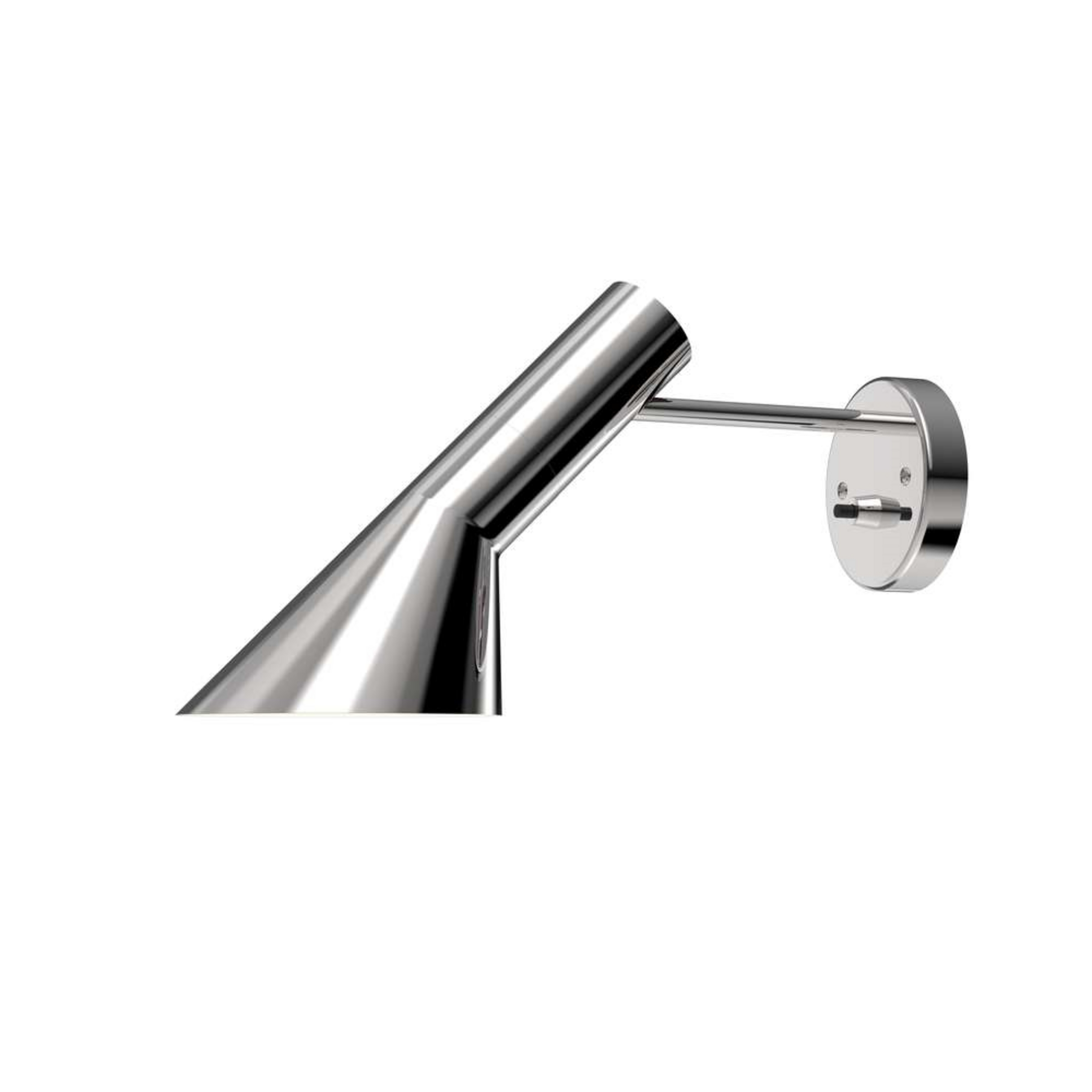 AJ Wandleuchte Hardwired SW Polished Steel - Louis Poulsen