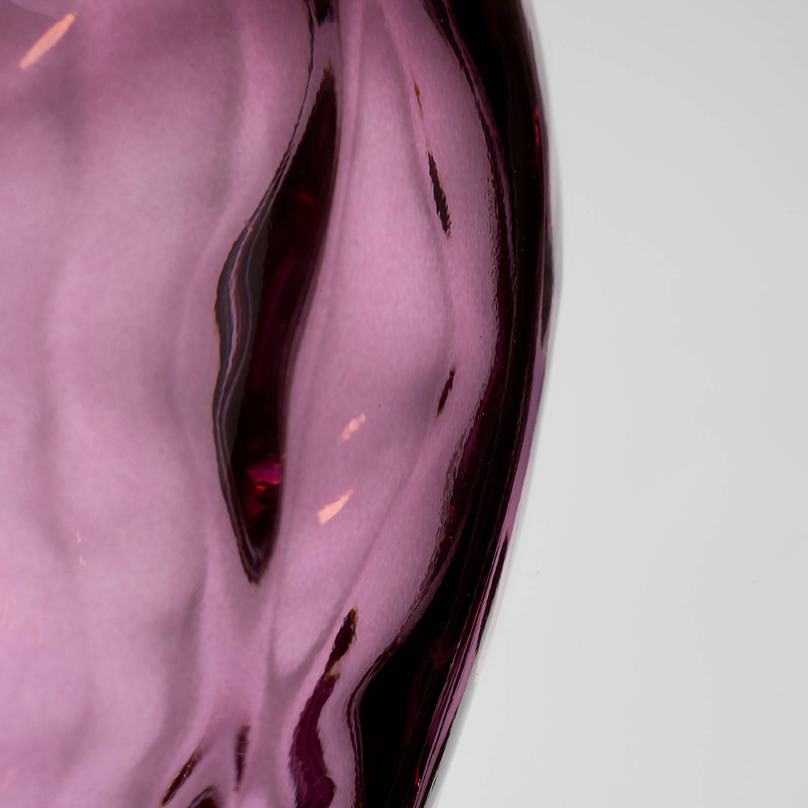 Asztali lámpa Samara szövetbúra üvegtalp pink
