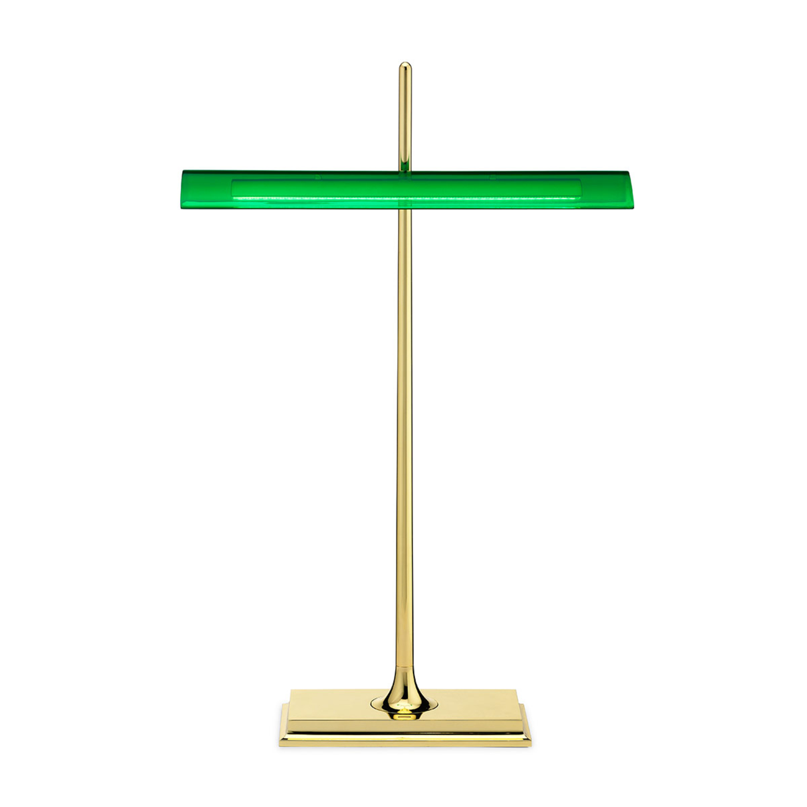 FLOS Goldman - asztali lámpa USB-vel, zöld