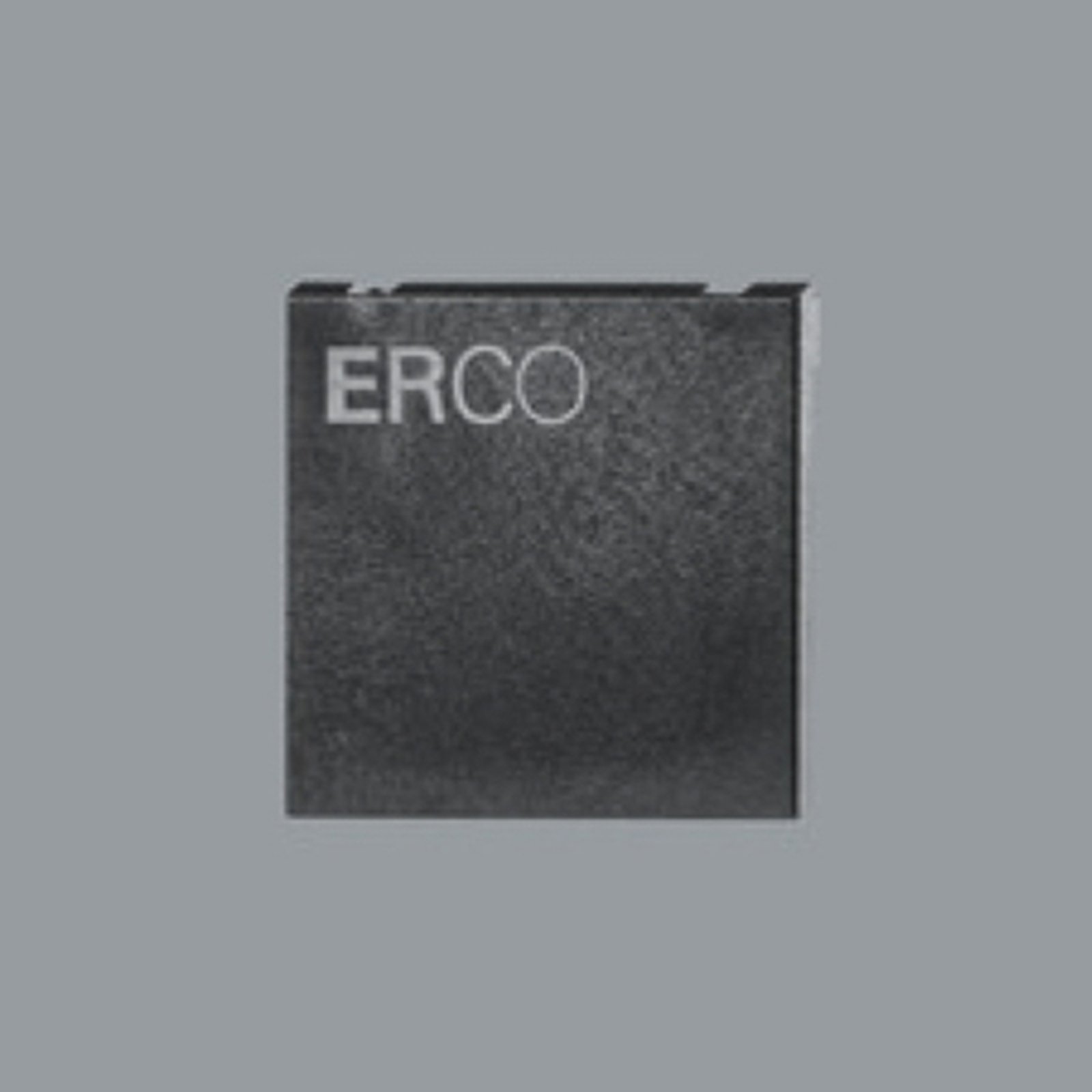 ERCO eindplaat voor 3-fase rail, zwart