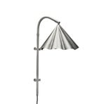Nástenné svetlo Flola, výška 51 cm, strieborná, s konektorom – House Doctor