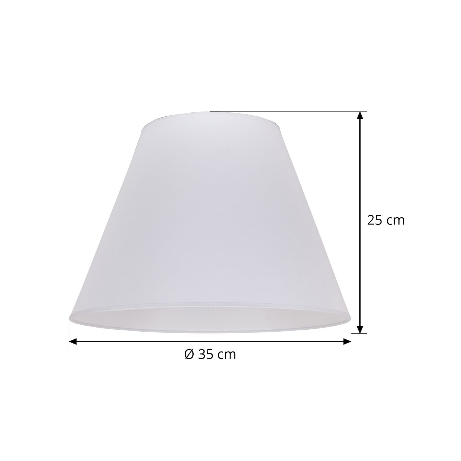 Abat-jour Sofia Hauteur 25 cm, blanc Abat-jour Sofia Hauteur 25 cm, blanc