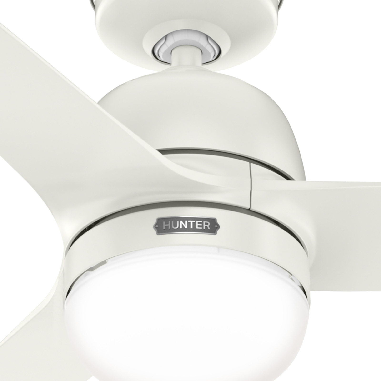 Лампа за таванен вентилатор Hunter SeaWave AC IP44 бяла