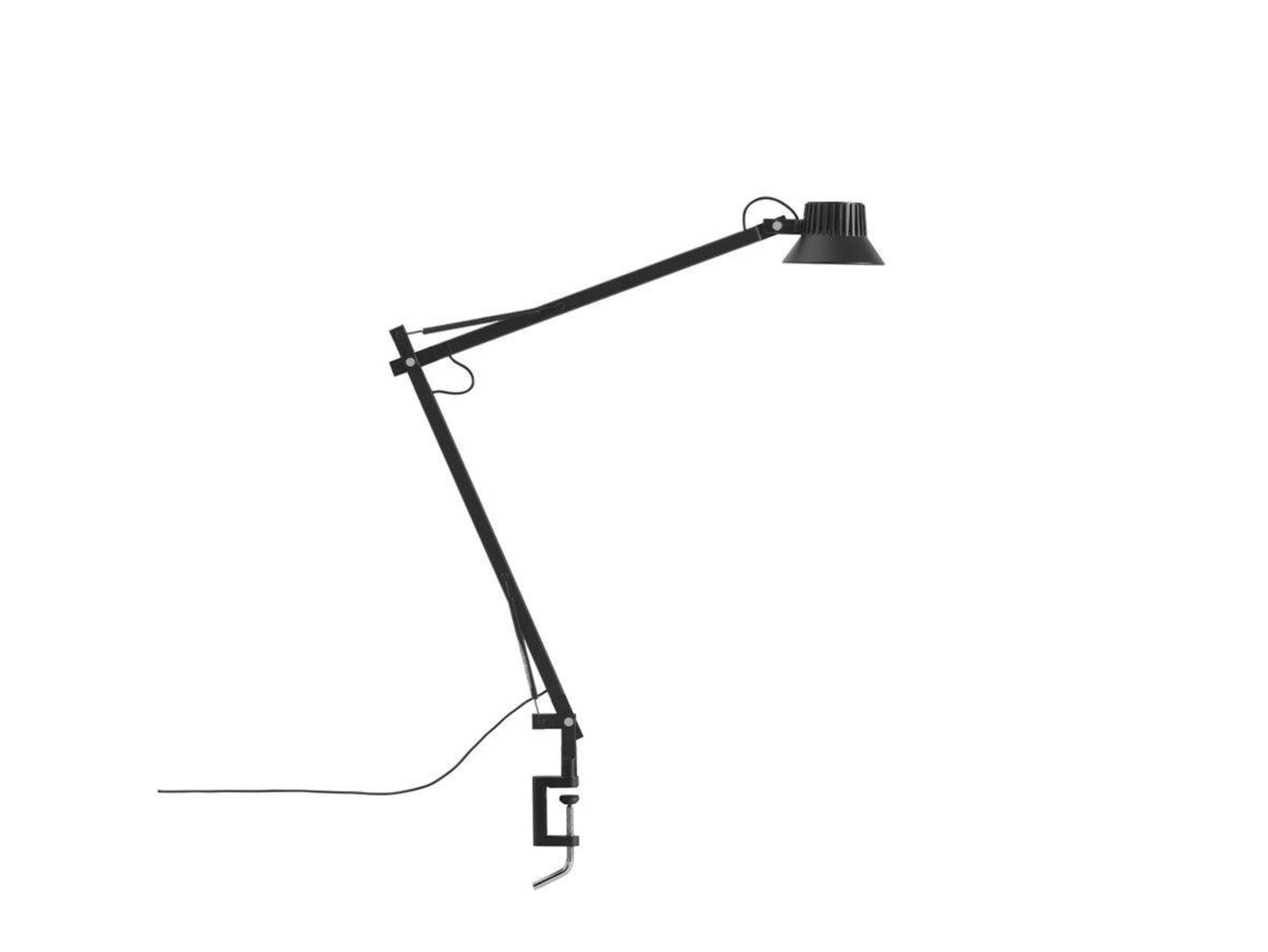 Dedicate Bordlampe w/Clamp L2 Black Muuto - Kontor / arbejdsværelse - Aluminium