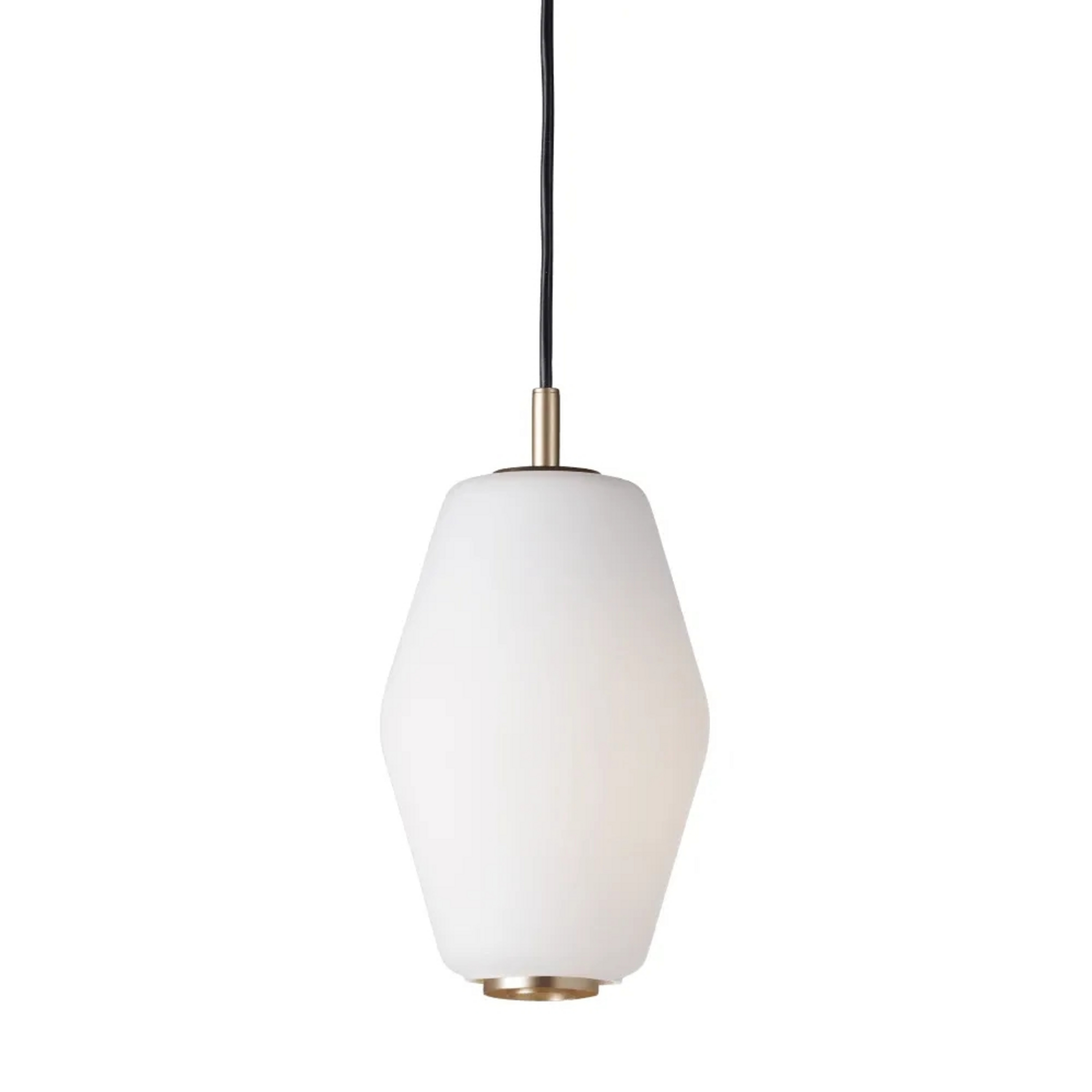 Dahl Small Pendelleuchte Opal Glas Weiß/Messing - Northern
