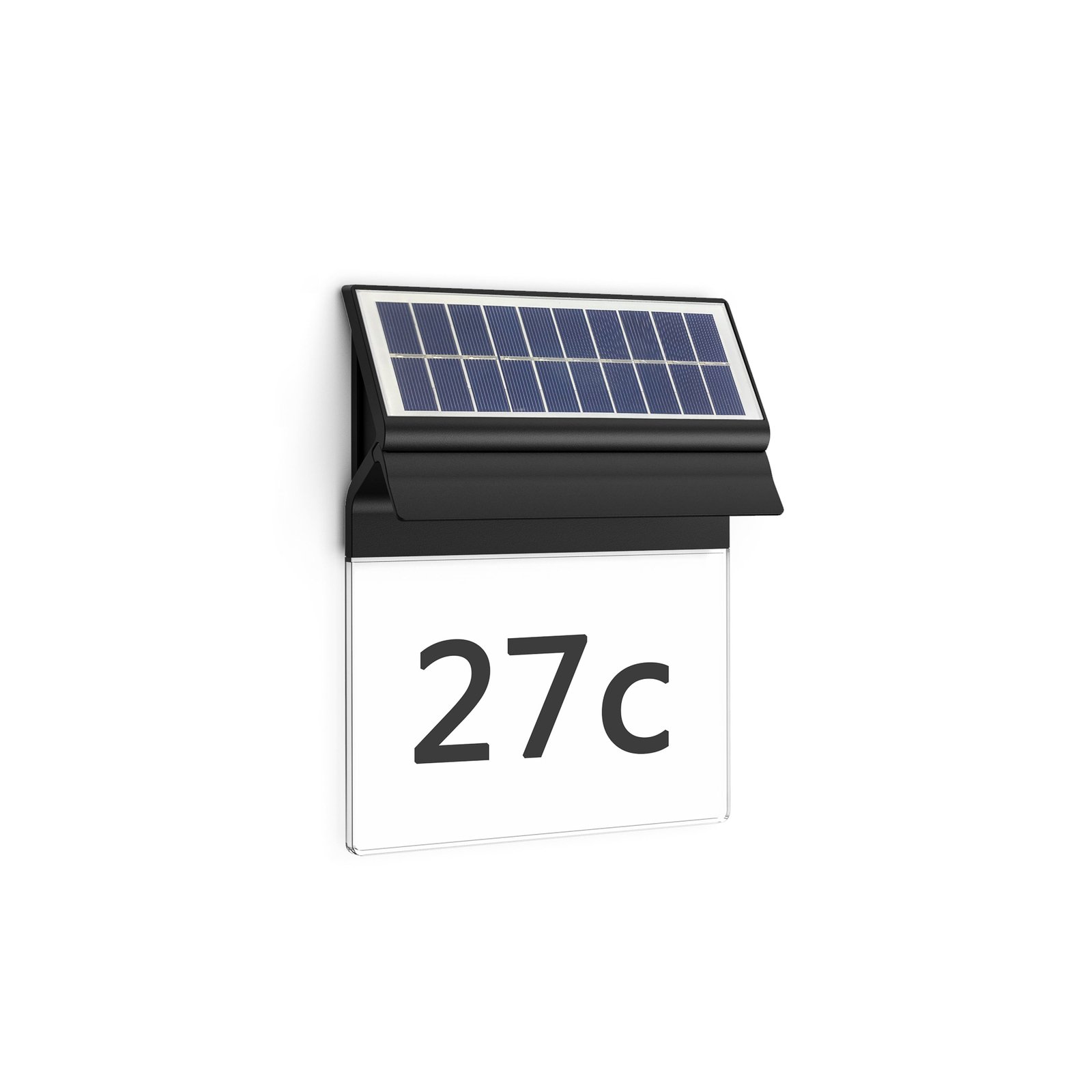 Philips LED solarny kinkiet z numerem domu Enkara