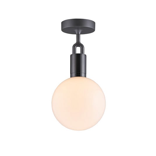 Buster + Punch Forked gunmetal/Glas opal Ø 20cm