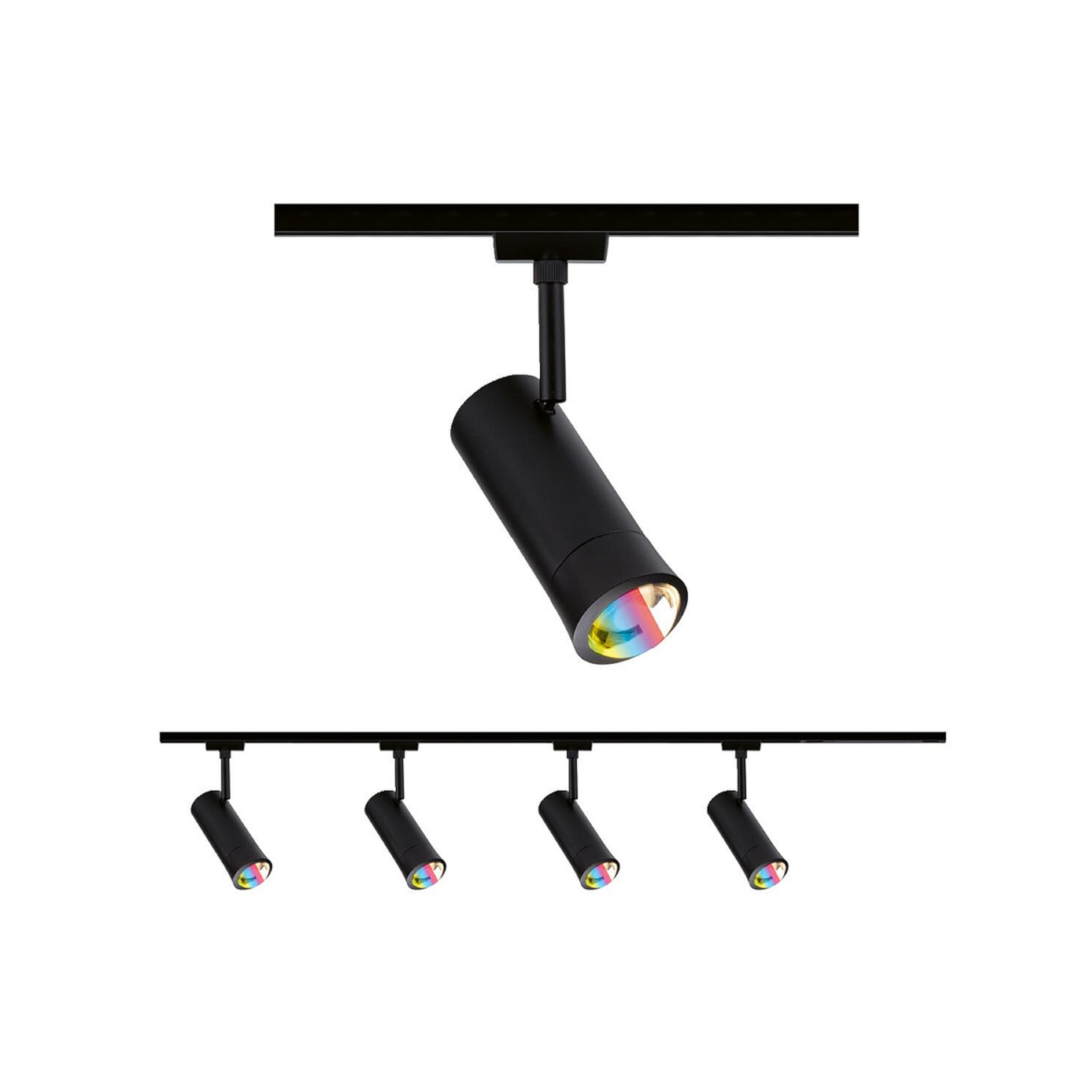 Set Paulmann Tarie, negru, alimentare centrală, Smart Home Set Paulmann Tarie, negru, alimentare centrală, Smart Home