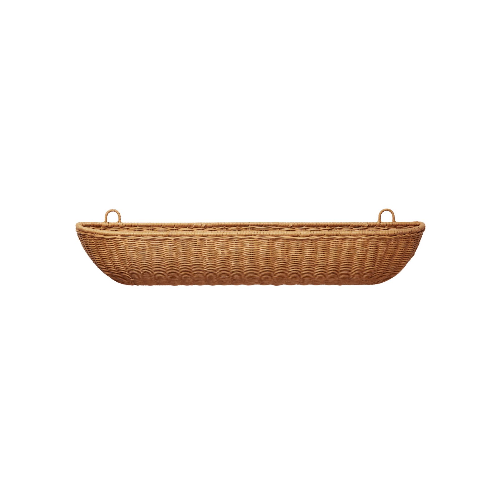 Braided Wandkorb, 75 cm x 25 cm, Rattan - ferm LIVING