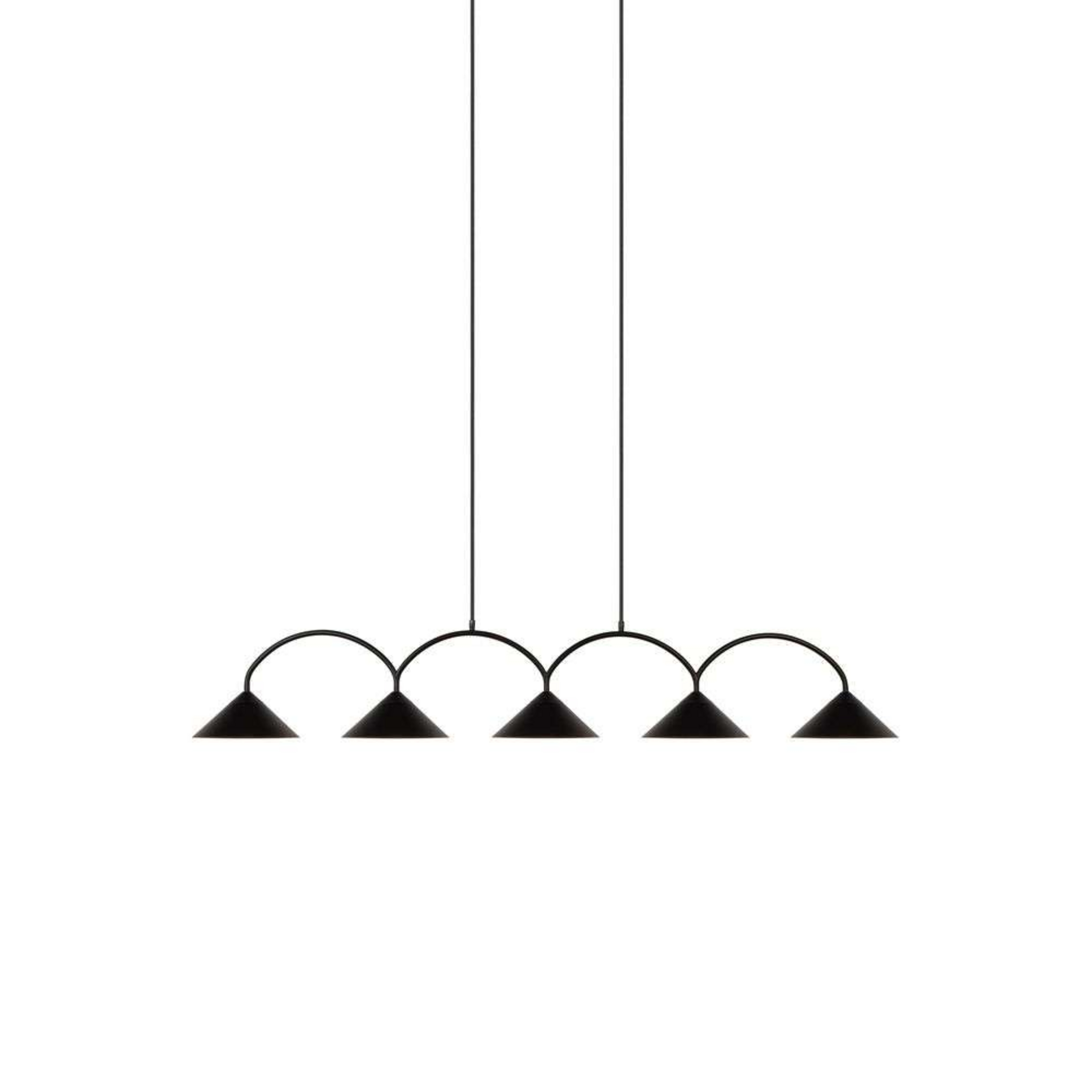 Curve 5 Pendelleuchte Black - Globen Lighting