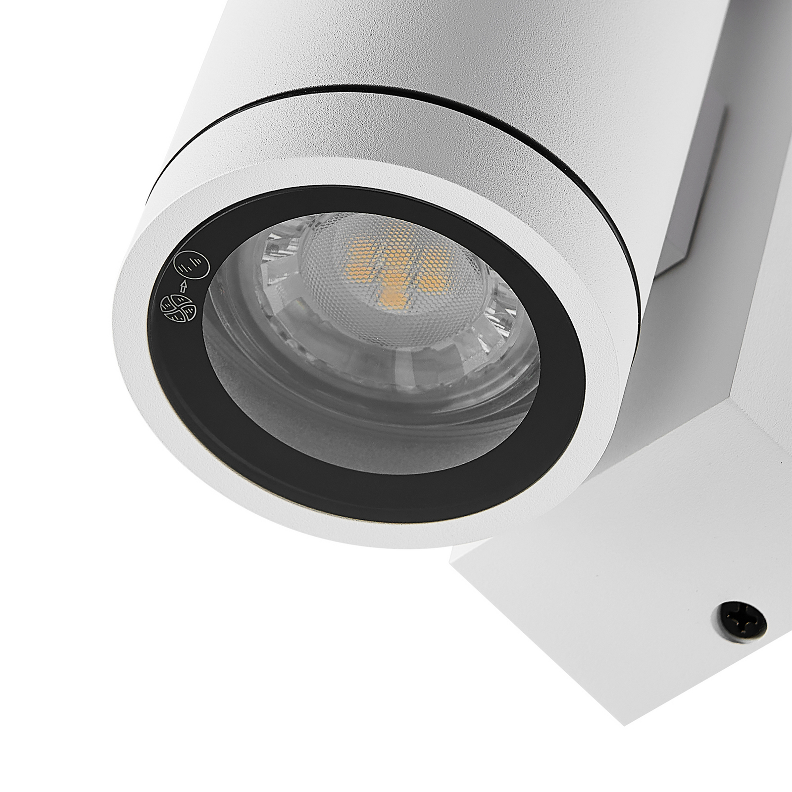 Außenwandlampe ShoreLine Pro Round, weiß, GU10