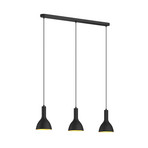 Cosmina 3 Hanglamp Black/Gold - Arcchio