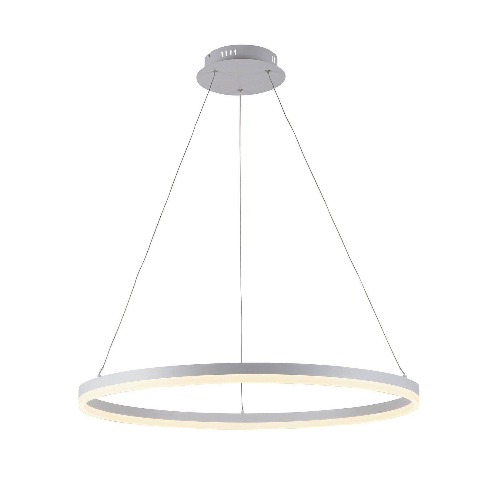 Paul Neuhaus LED-Hängelampe Titus, Ø 80 cm, Metall, dimmbar