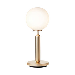 Nuura Miira Table lampa stołowa mosiądz/biała