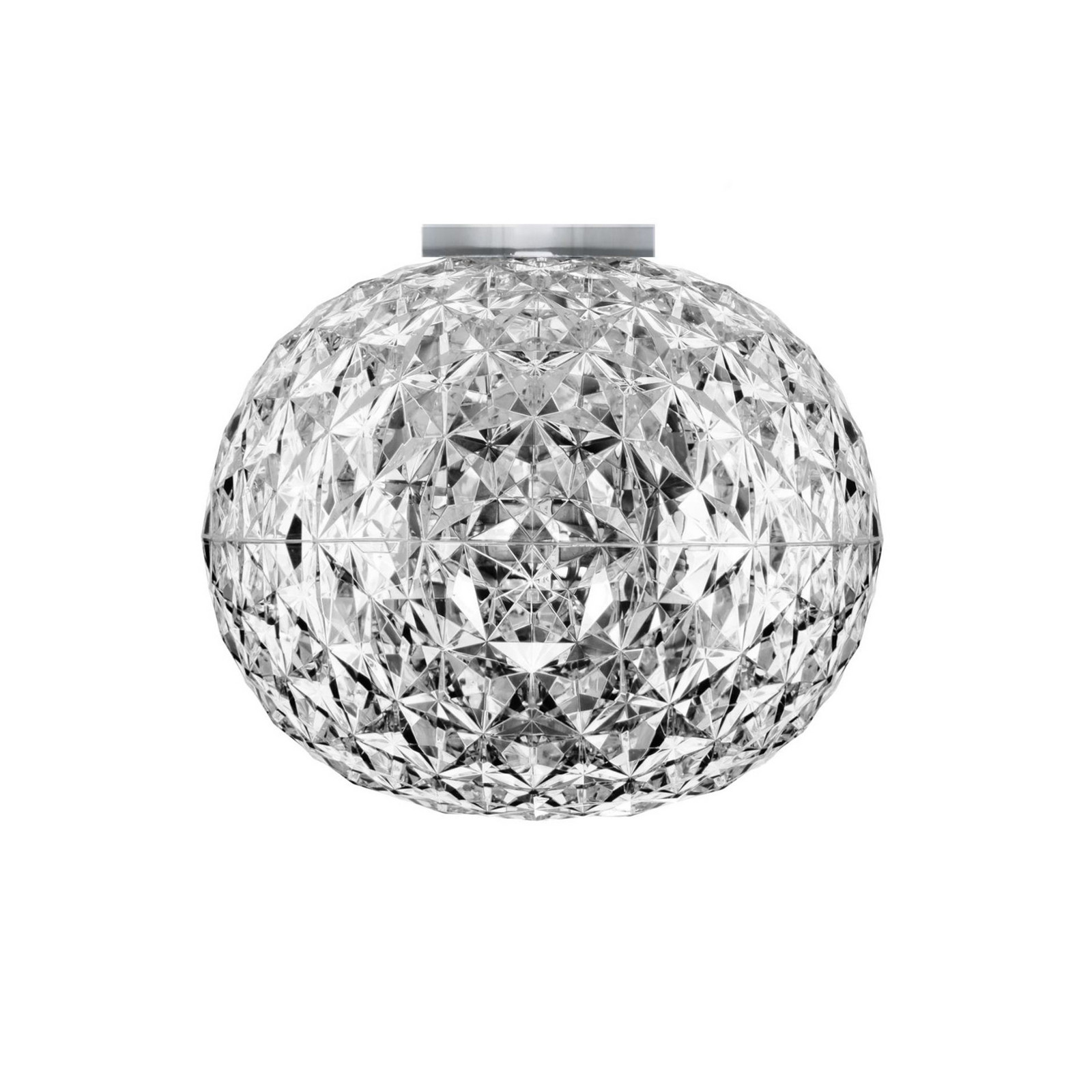 Kartell plafonieră LED Planet cristal transparent Ø 31 cm - Camera de zi / sufragerie - design - limpede ca cristalul - Plastic