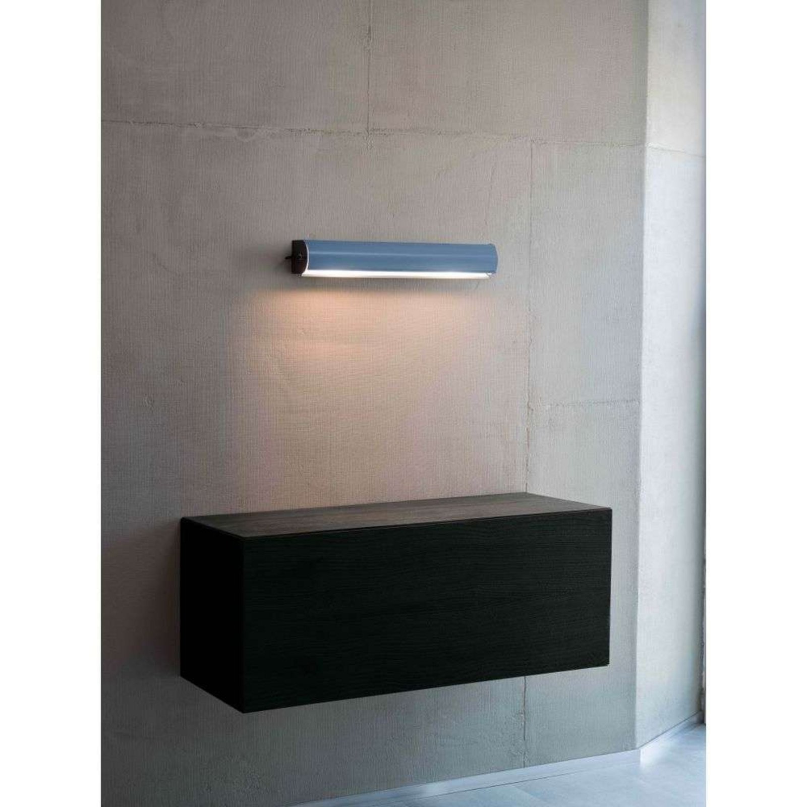 Applique Cylindrique Longue Zidna lampa Anthracite Siva/Light Plava - Nemo Light